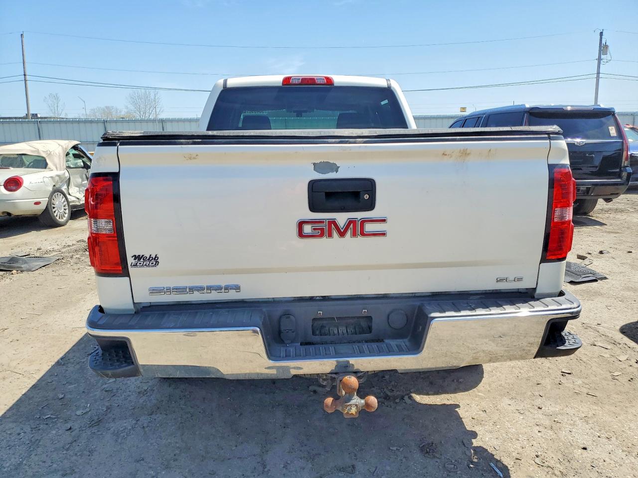 2014 Gmc Sierra K1500 Sle Белый vin: 3GTU2UEC0EG127632
