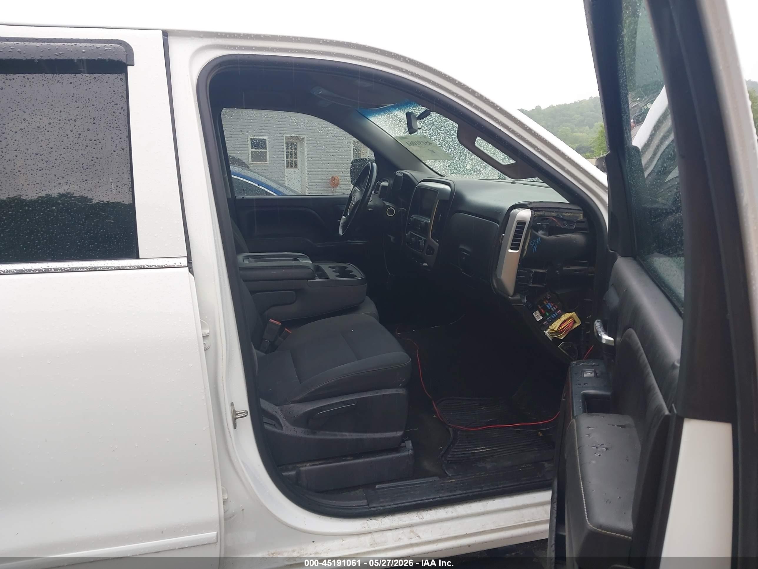 2014 Gmc Sierra 1500 Sle White vin: 3GTU2UEC0EG312117