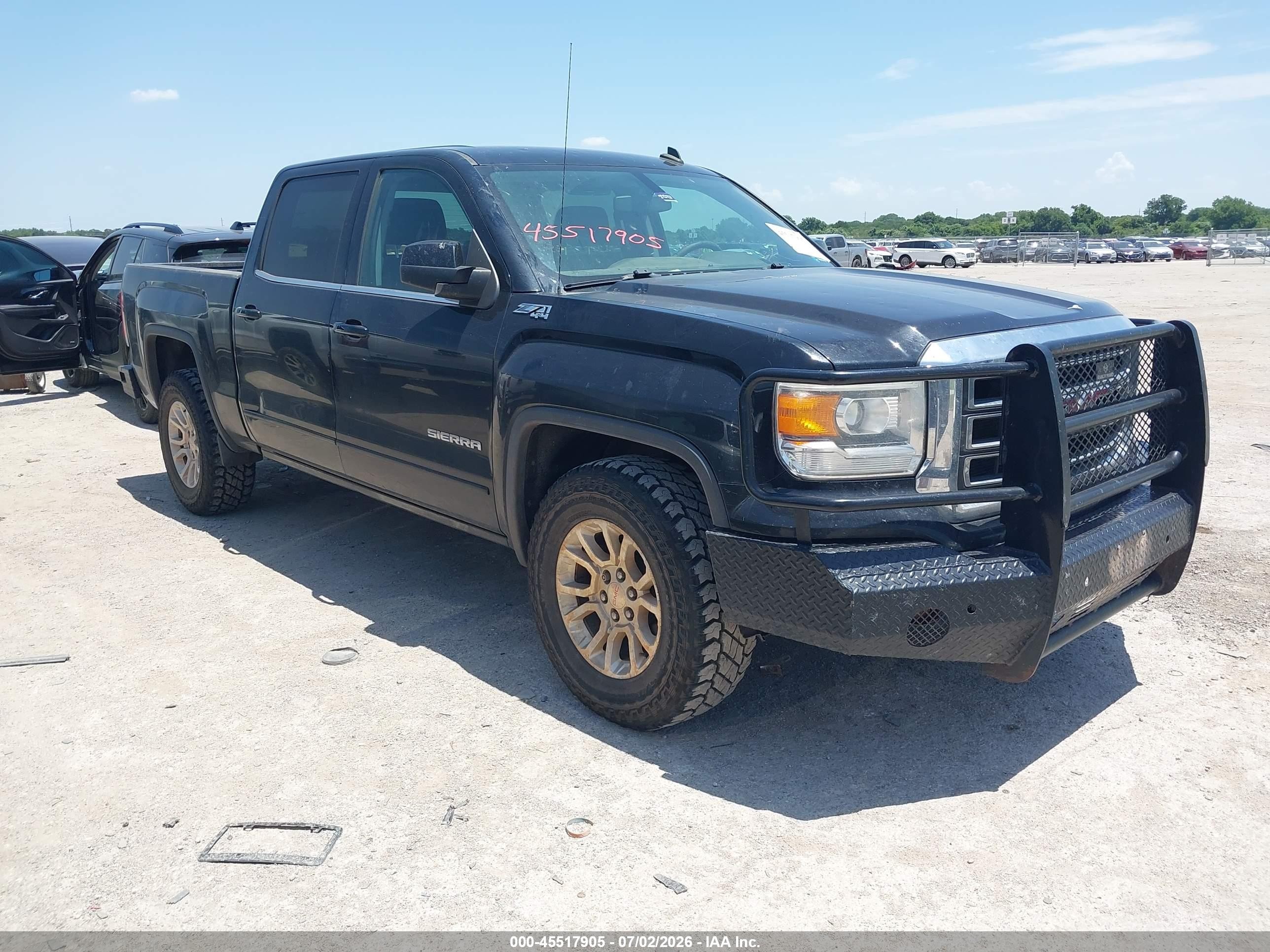 2014 Gmc Sierra 1500 Sle Black vin: 3GTU2UEC0EG317477