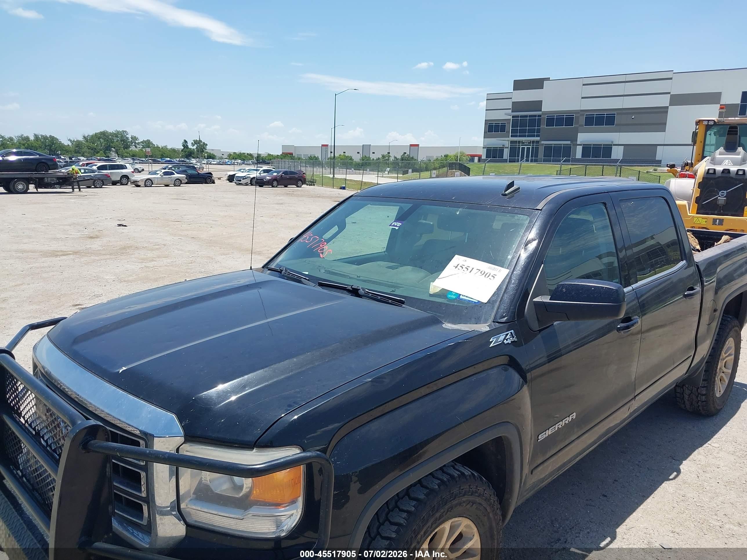 2014 Gmc Sierra 1500 Sle Black vin: 3GTU2UEC0EG317477
