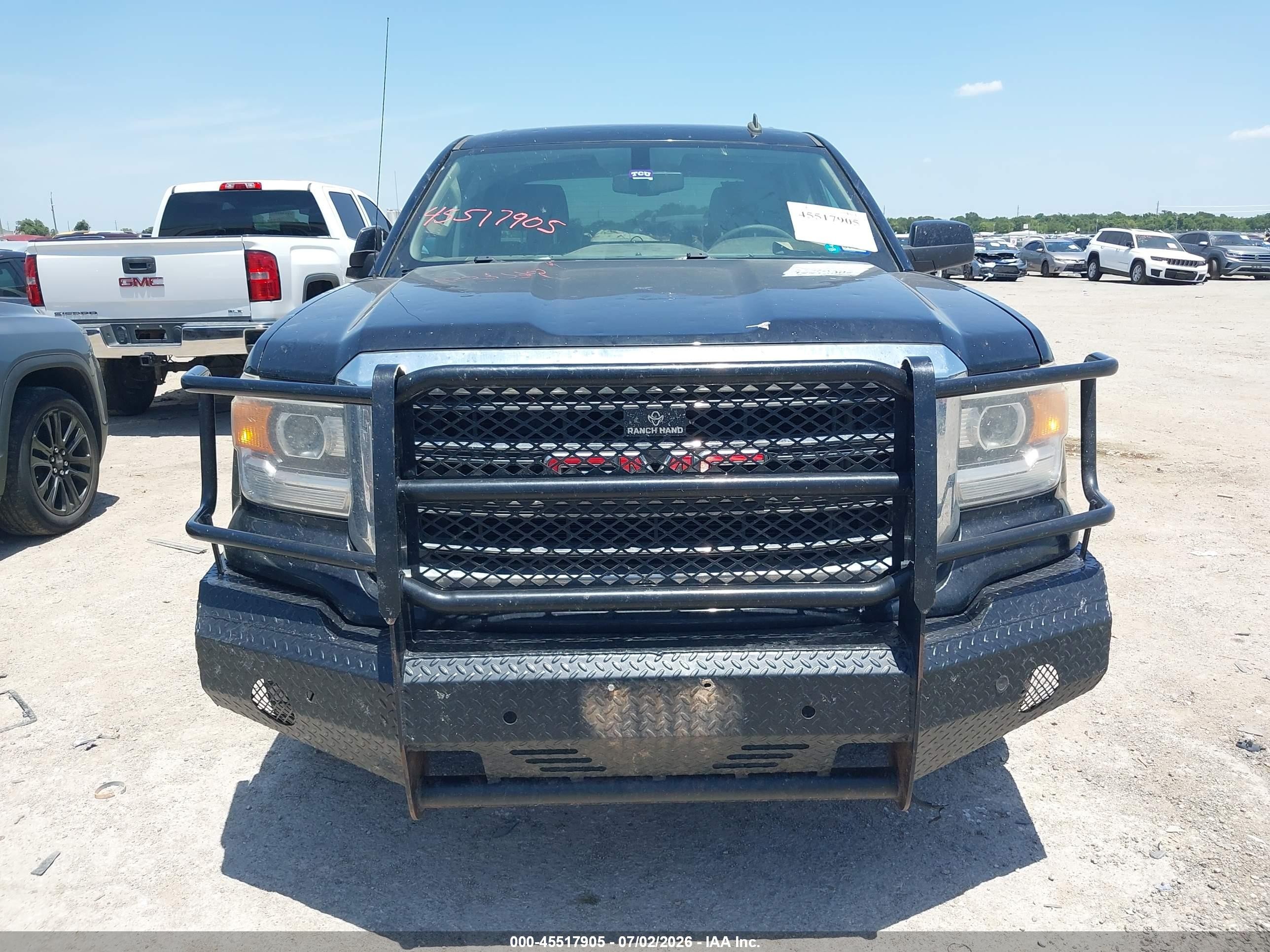 2014 Gmc Sierra 1500 Sle Black vin: 3GTU2UEC0EG317477