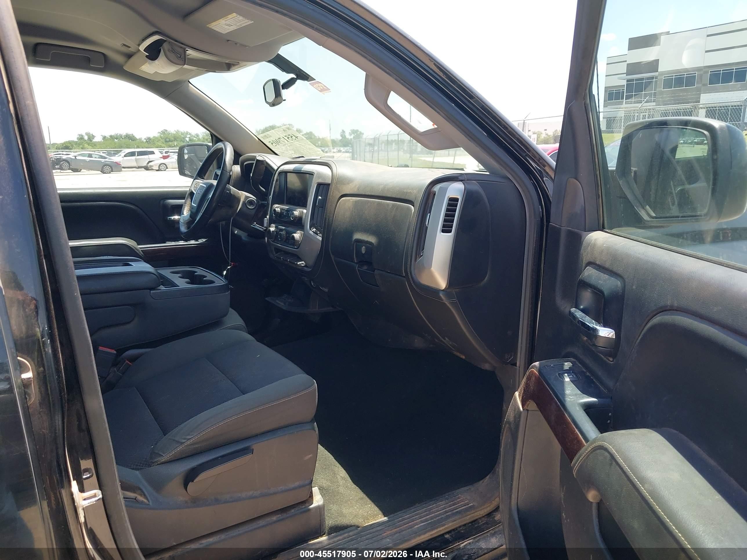 2014 Gmc Sierra 1500 Sle Black vin: 3GTU2UEC0EG317477