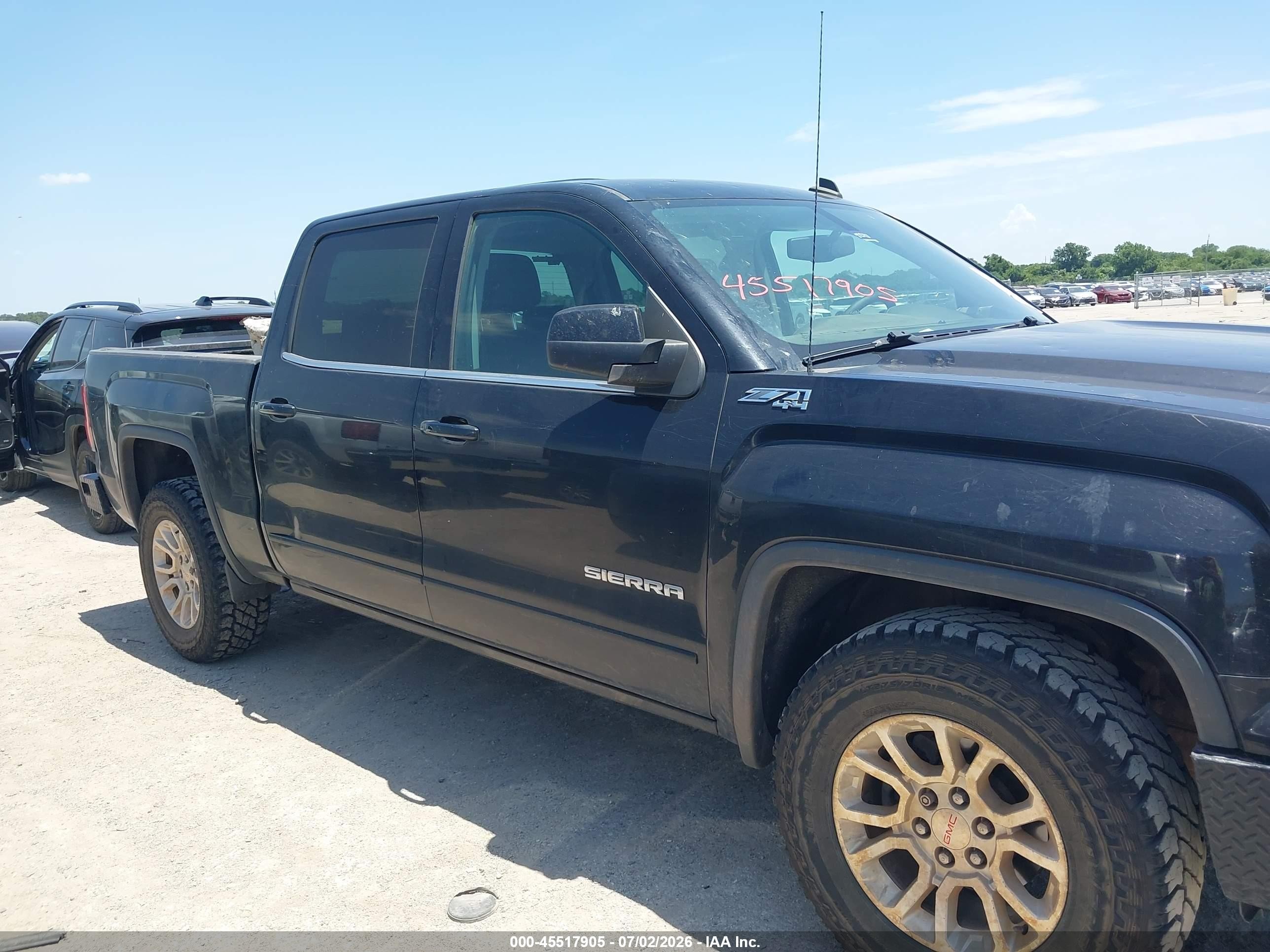 2014 Gmc Sierra 1500 Sle Black vin: 3GTU2UEC0EG317477