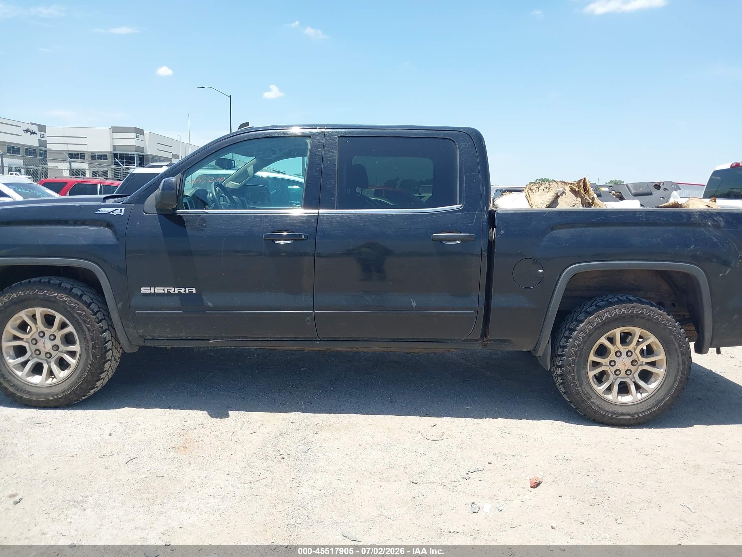 2014 Gmc Sierra 1500 Sle Black vin: 3GTU2UEC0EG317477
