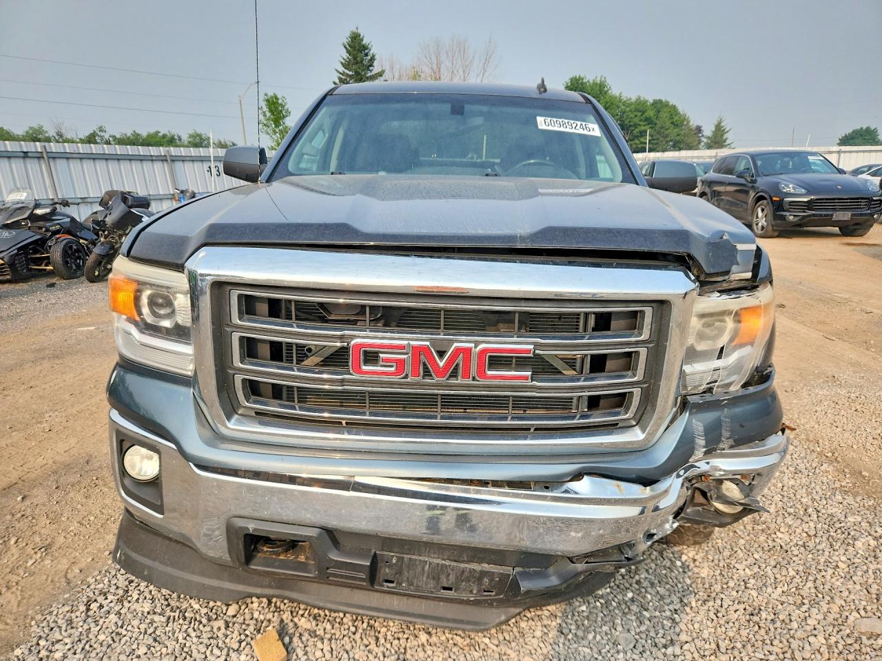 2014 Gmc Sierra K1500 Sle Blue vin: 3GTU2UEC0EG327278
