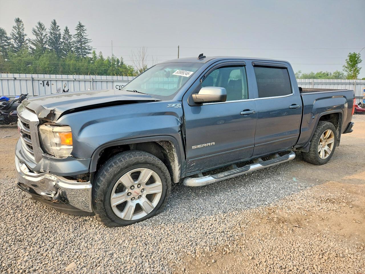 2014 Gmc Sierra K1500 Sle Blue vin: 3GTU2UEC0EG327278