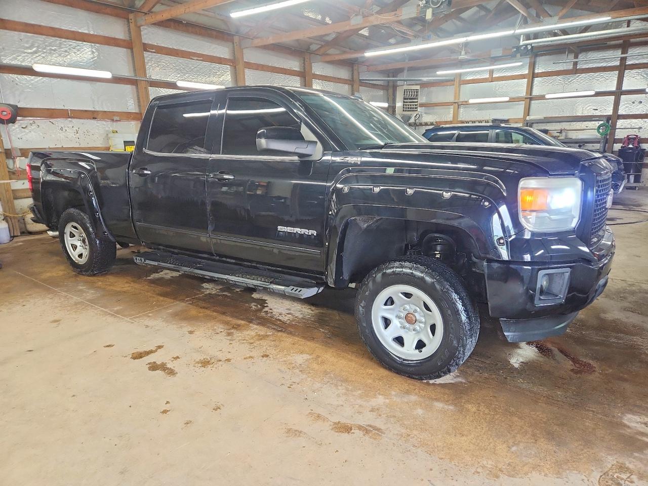 2014 Gmc Sierra K1500 Sle Black vin: 3GTU2UEC0EG387688