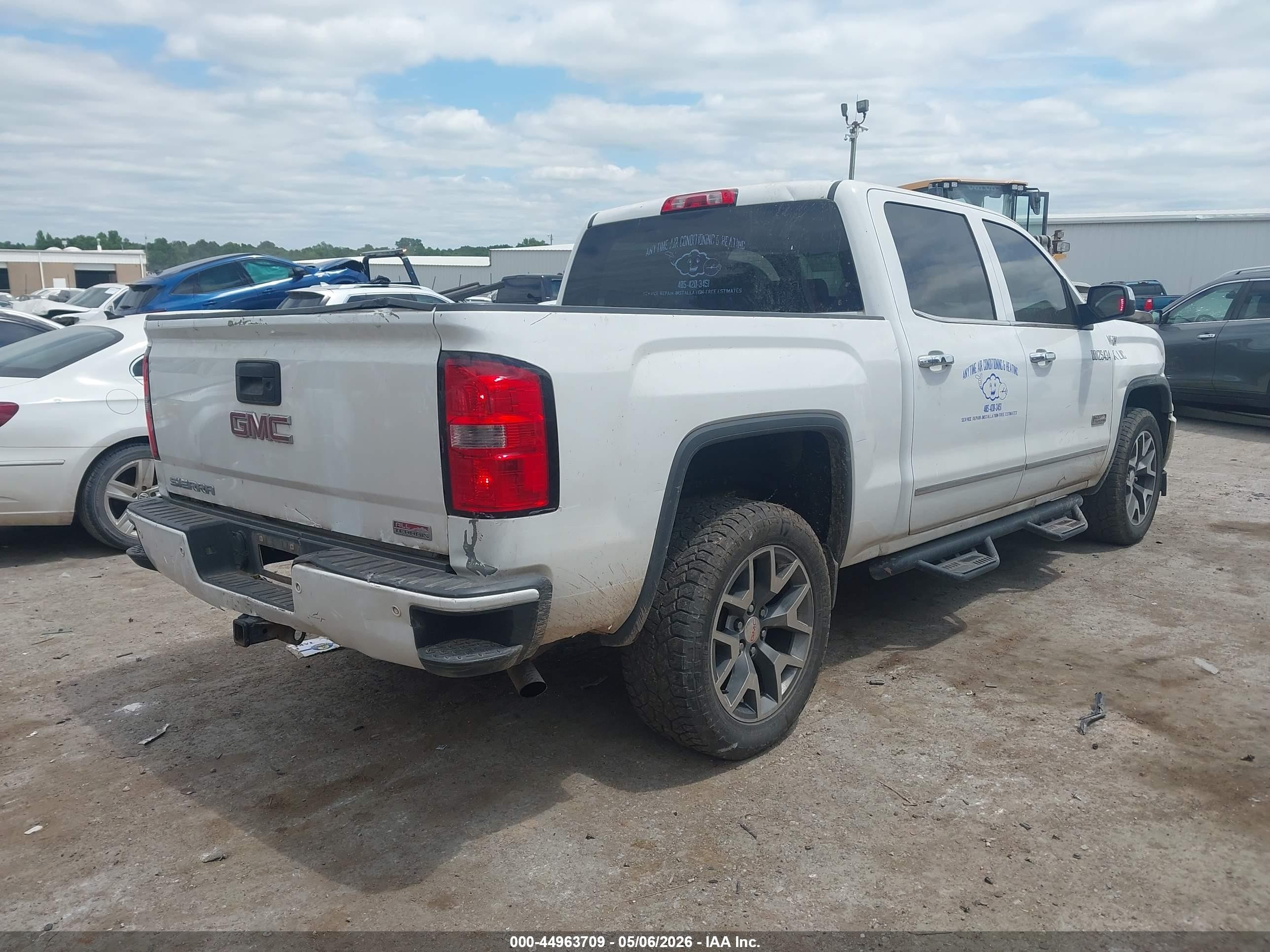 2014 Gmc Sierra 1500 Sle Белый vin: 3GTU2UEC0EG453303