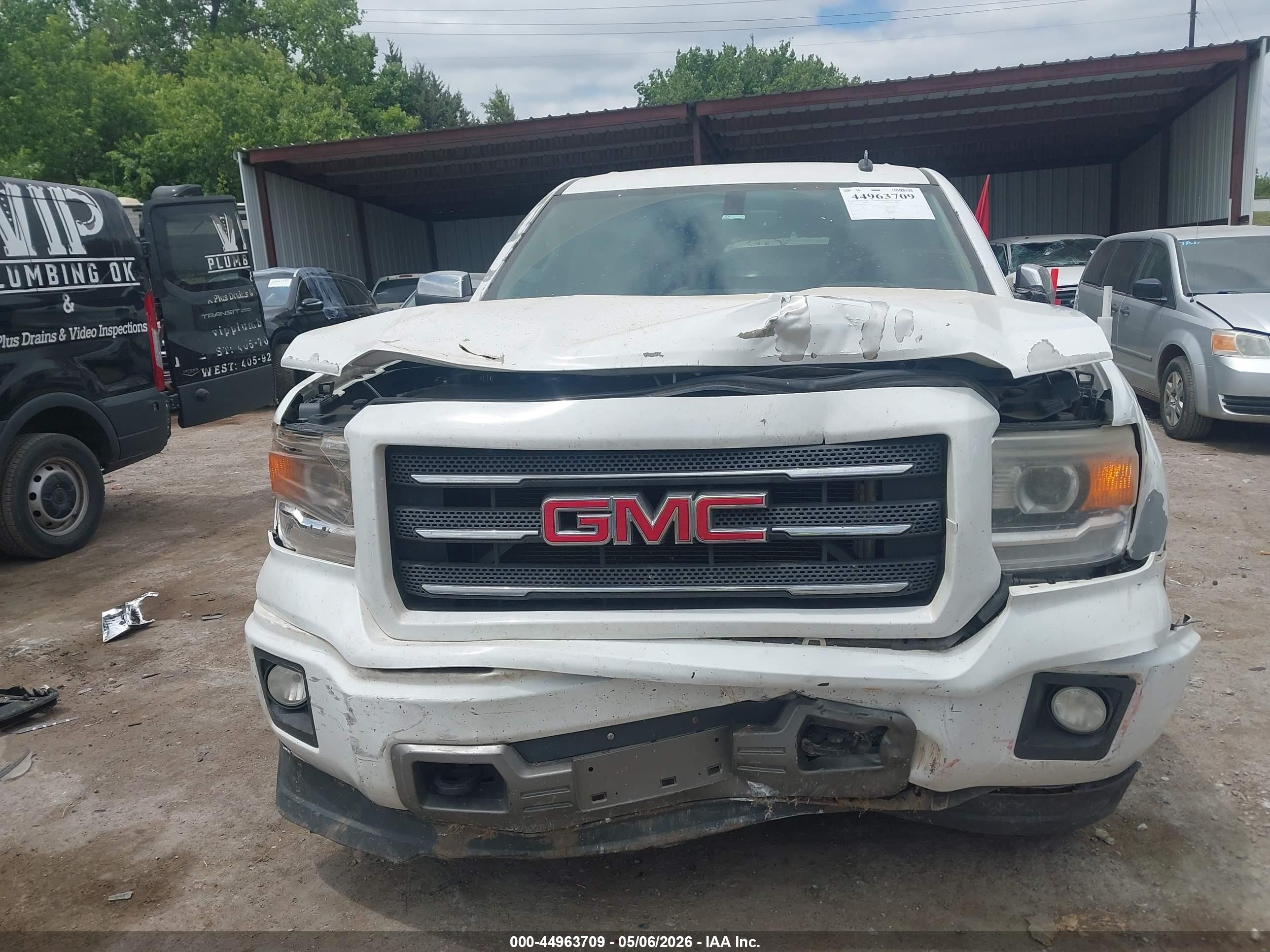 2014 Gmc Sierra 1500 Sle Белый vin: 3GTU2UEC0EG453303