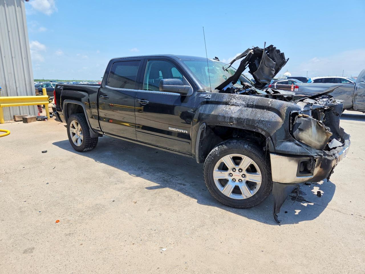 2014 Gmc Sierra K1500 Sle Black vin: 3GTU2UEC0EG527223