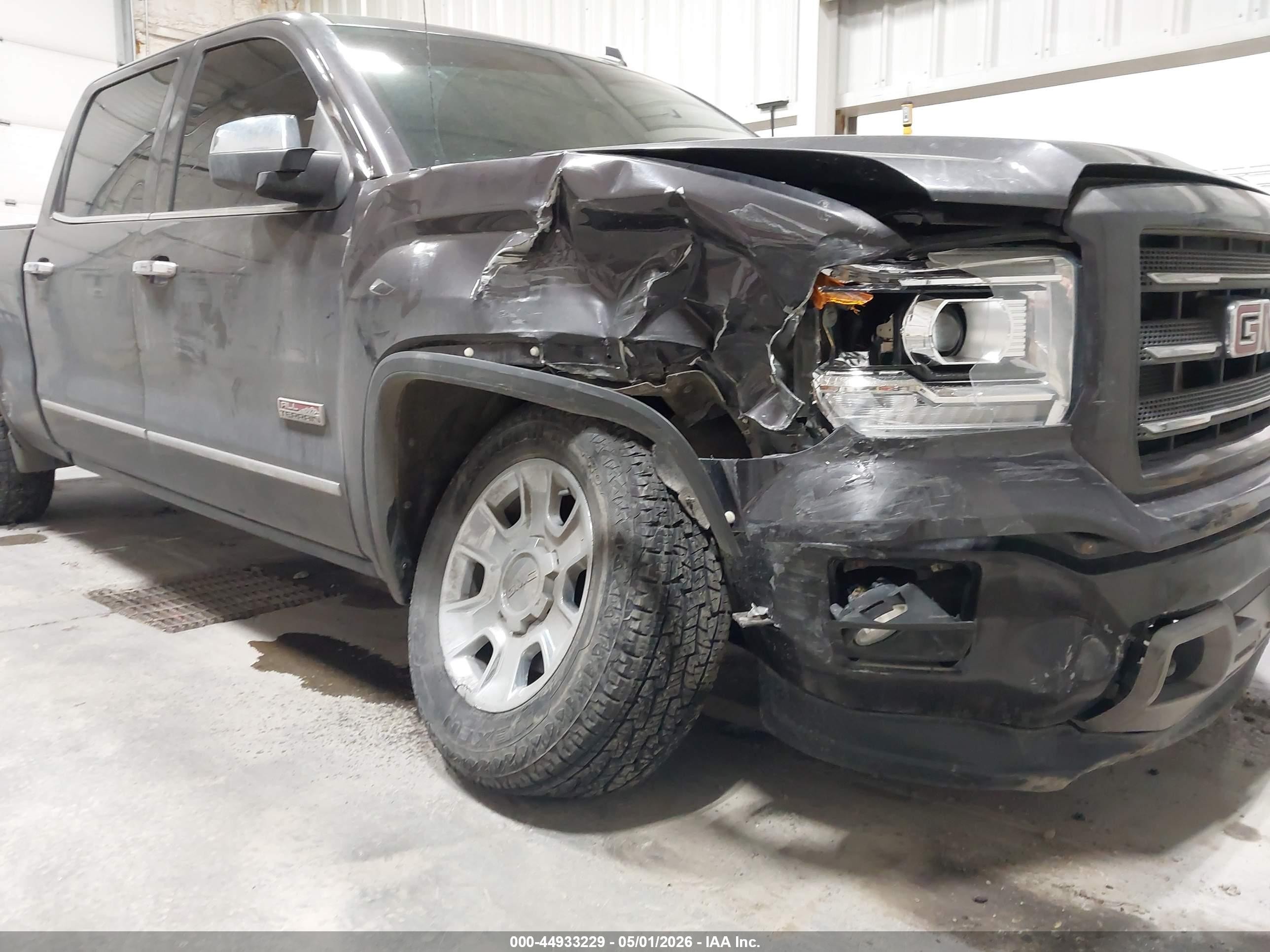 2014 Gmc Sierra 1500 Sle Black vin: 3GTU2UEC0EG568127