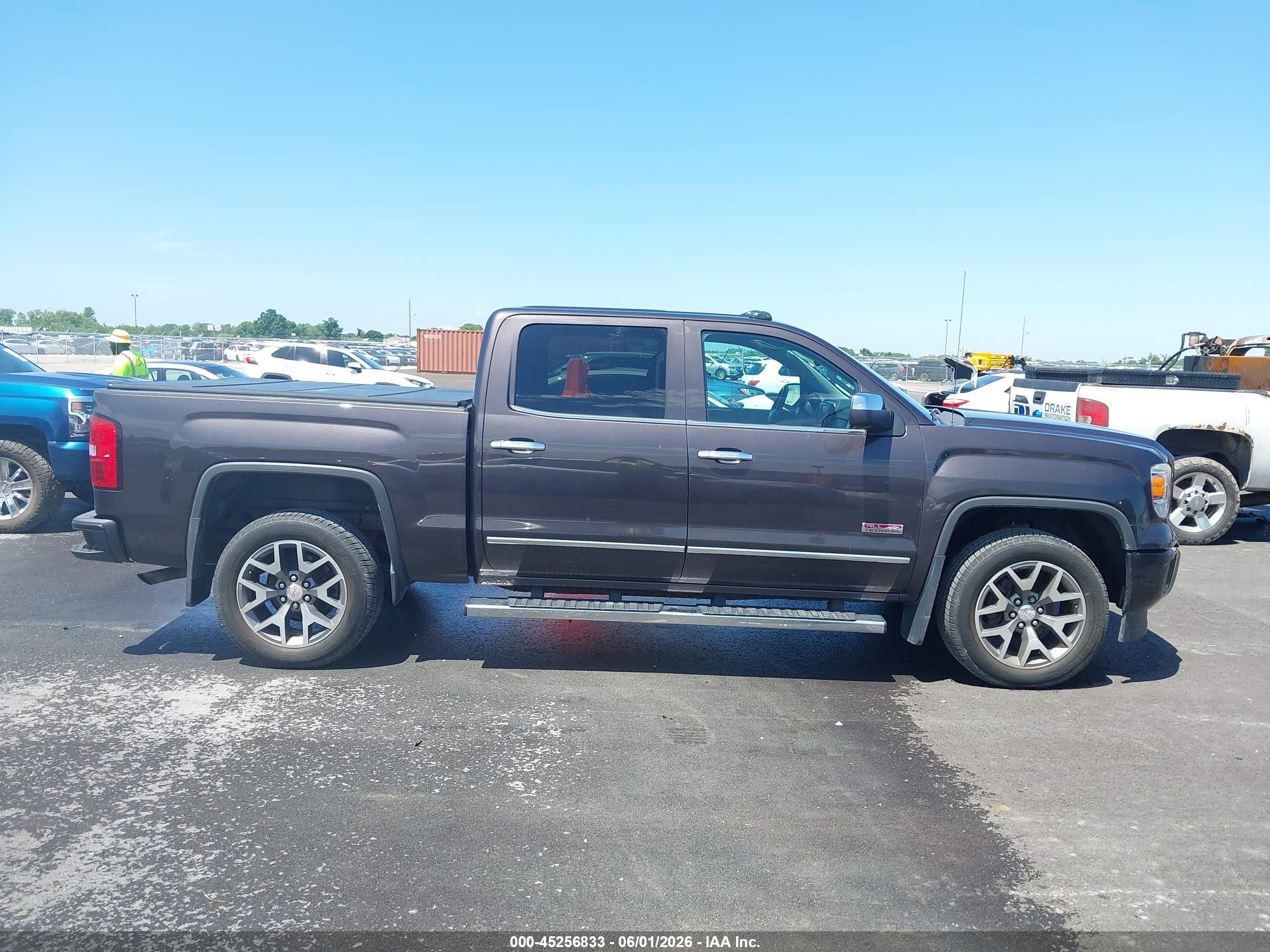 2015 Gmc Sierra 1500 Sle Gray vin: 3GTU2UEC0FG262370