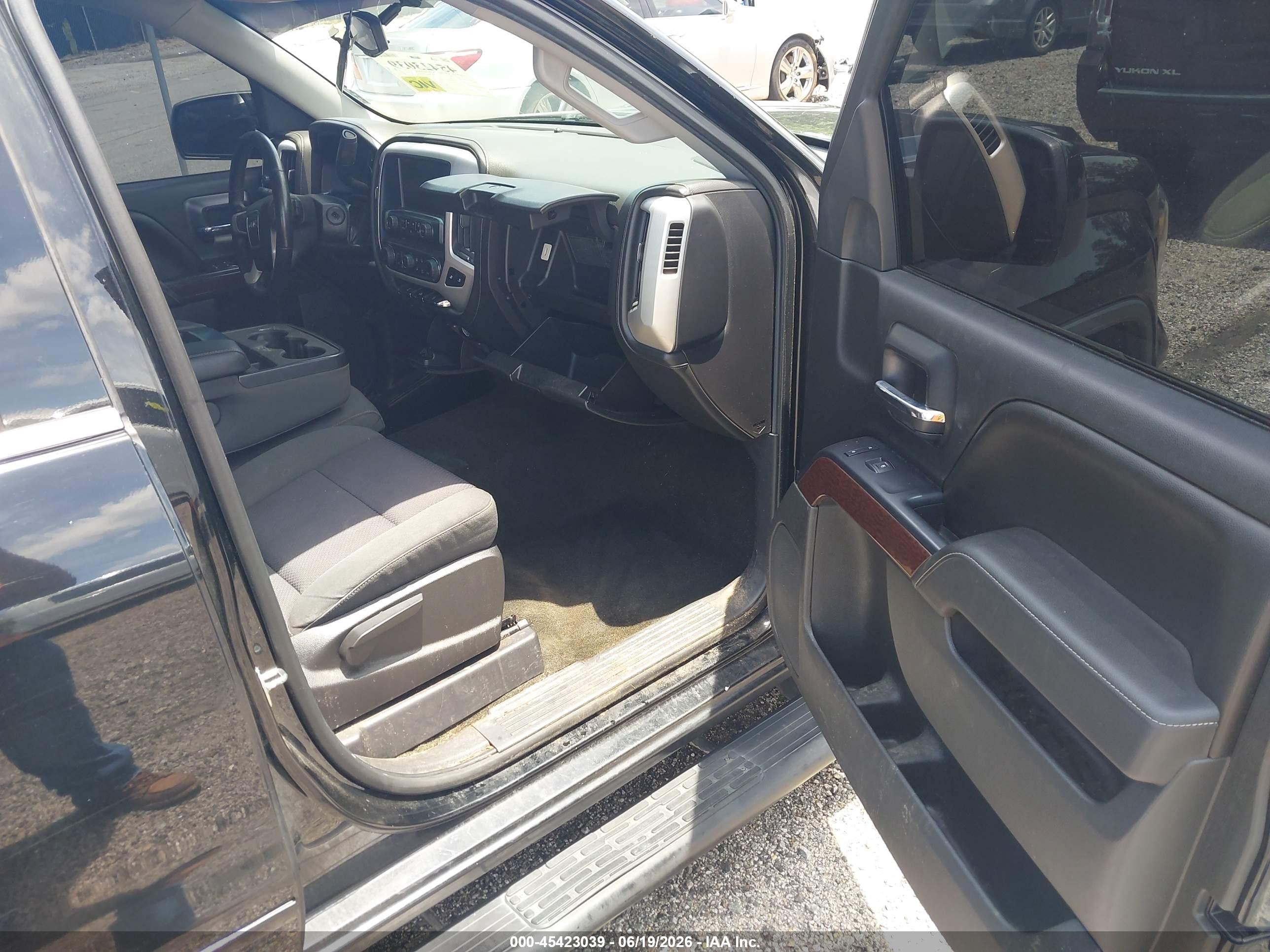 2015 Gmc Sierra 1500 Sle Black vin: 3GTU2UEC0FG281887