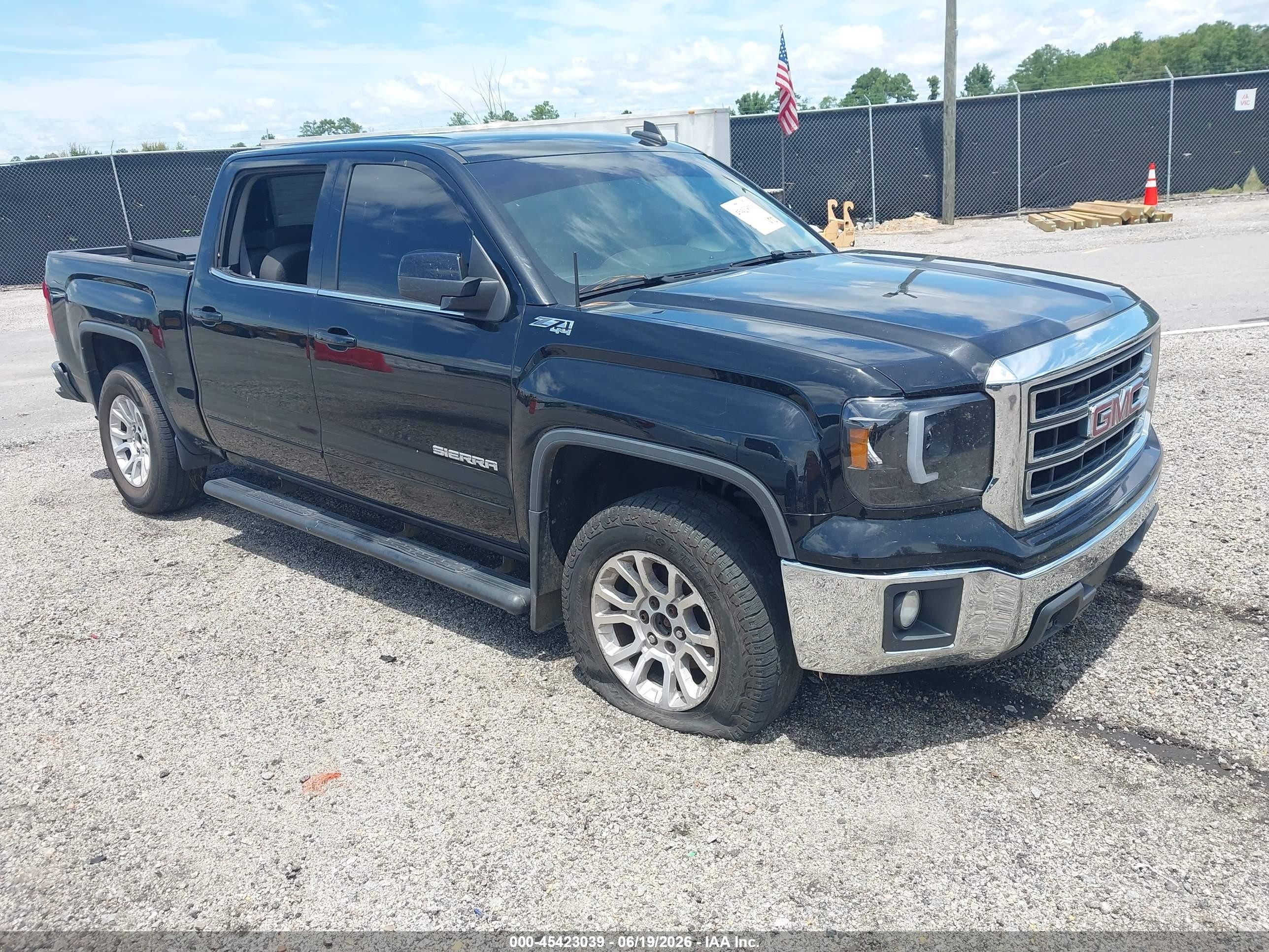 2015 Gmc Sierra 1500 Sle Black vin: 3GTU2UEC0FG281887