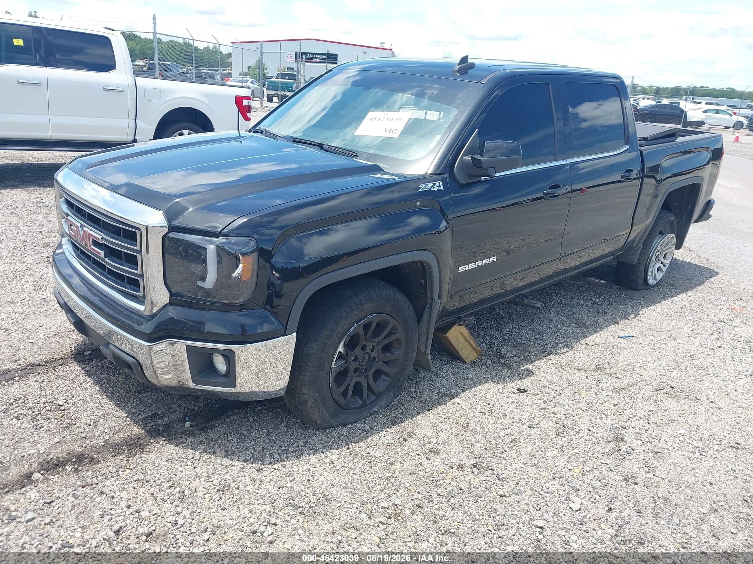 2015 Gmc Sierra 1500 Sle Black vin: 3GTU2UEC0FG281887