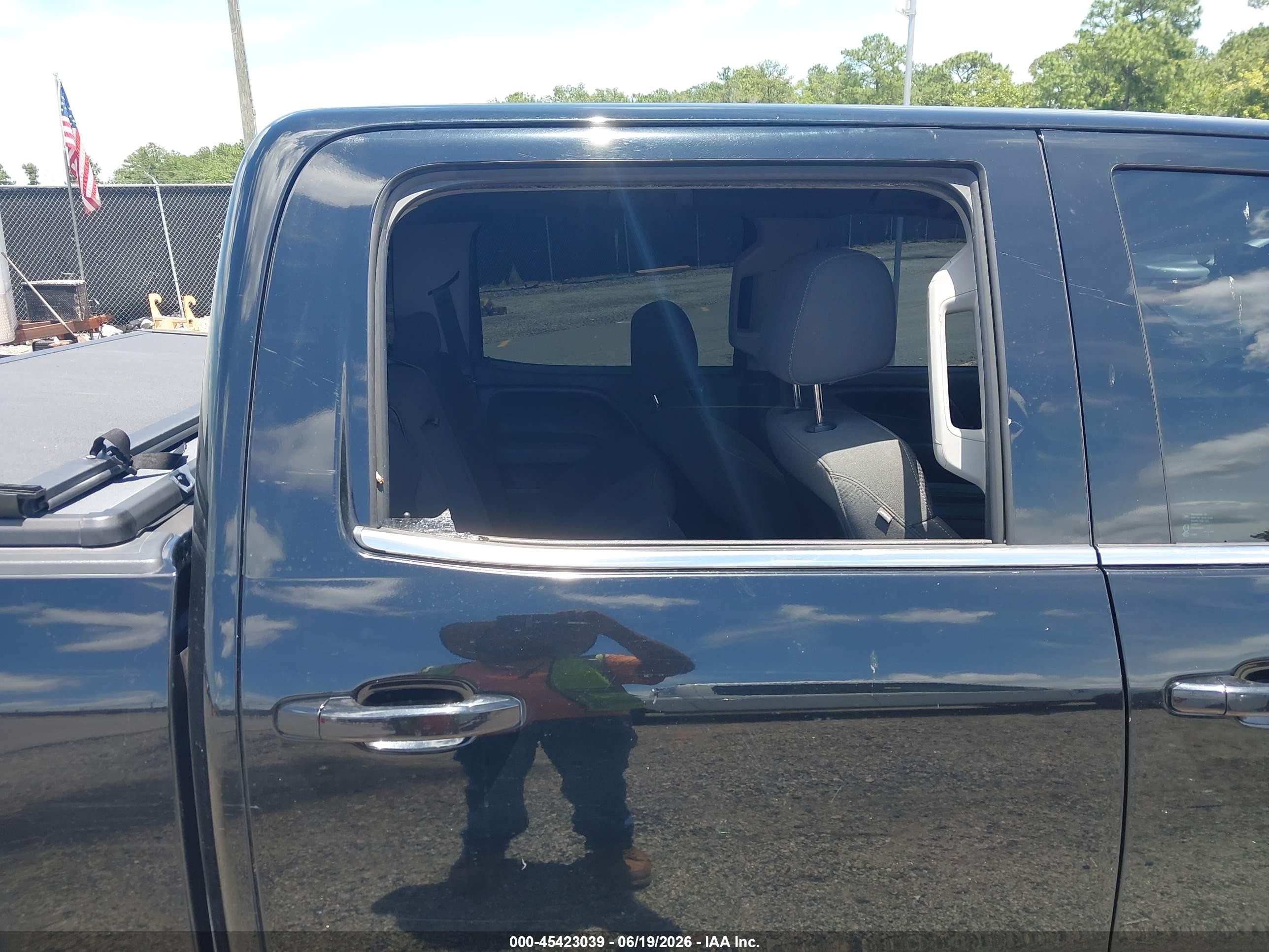 2015 Gmc Sierra 1500 Sle Black vin: 3GTU2UEC0FG281887