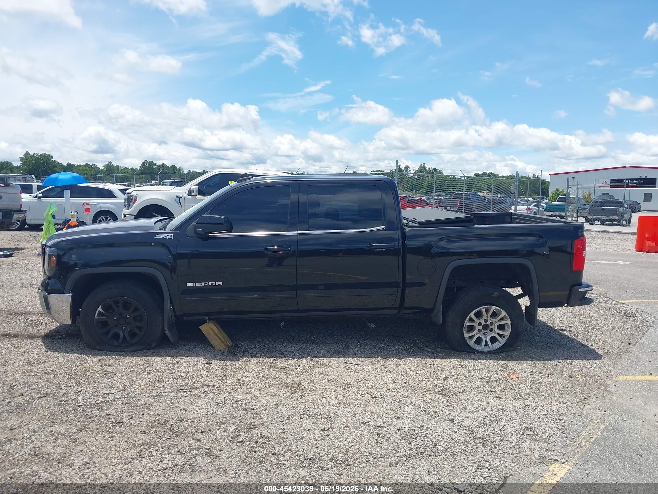 2015 Gmc Sierra 1500 Sle Black vin: 3GTU2UEC0FG281887