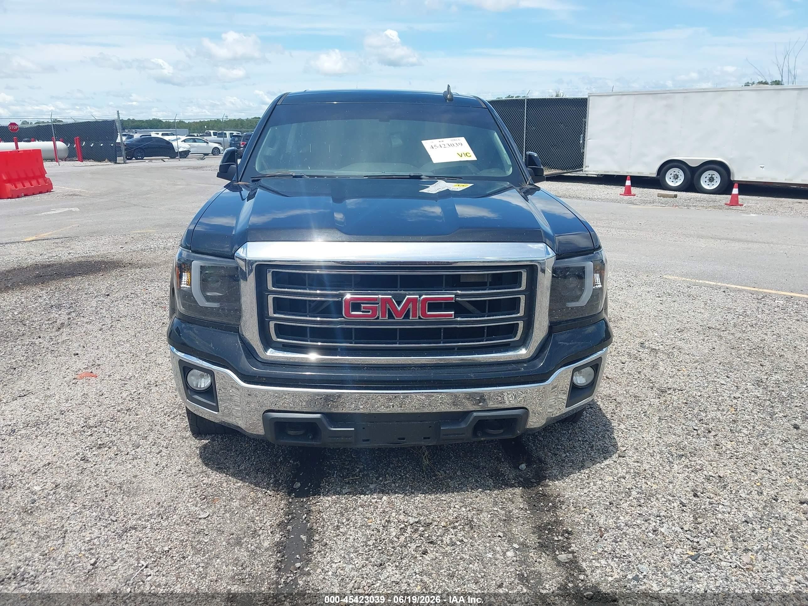 2015 Gmc Sierra 1500 Sle Black vin: 3GTU2UEC0FG281887