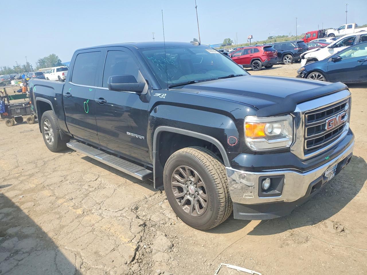 2015 Gmc Sierra K1500 Sle Black vin: 3GTU2UEC0FG498467