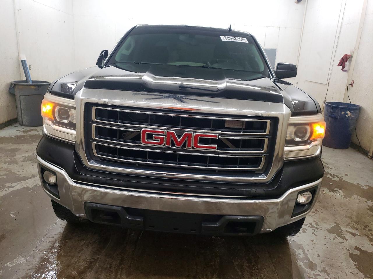 2014 Gmc Sierra K1500 Sle Black vin: 3GTU2UEC1EG174233