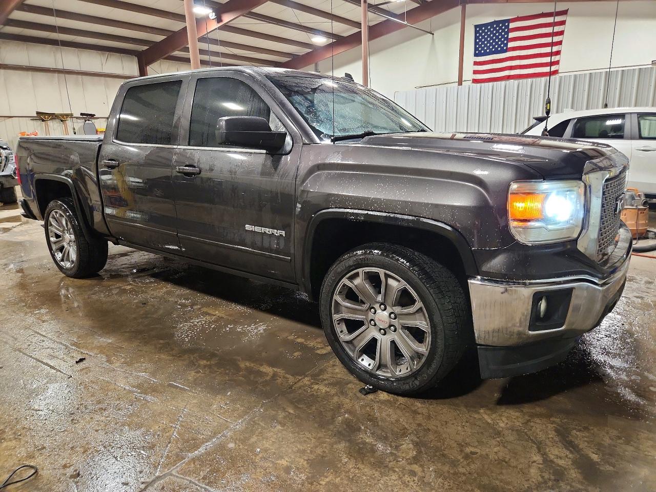 2014 Gmc Sierra K1500 Sle Gray vin: 3GTU2UEC1EG249089