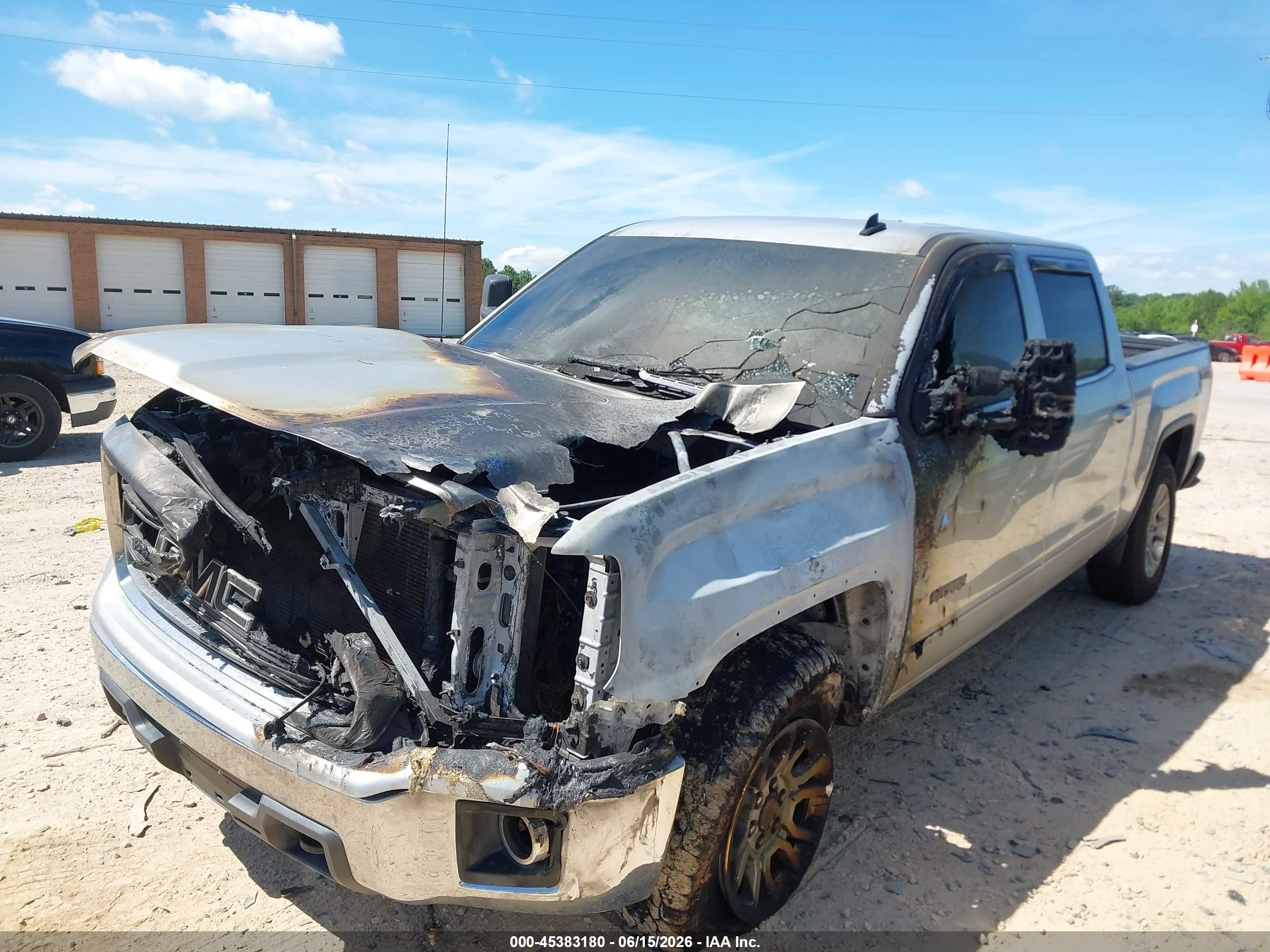 2014 Gmc Sierra 1500 Sle Silver vin: 3GTU2UEC1EG306956