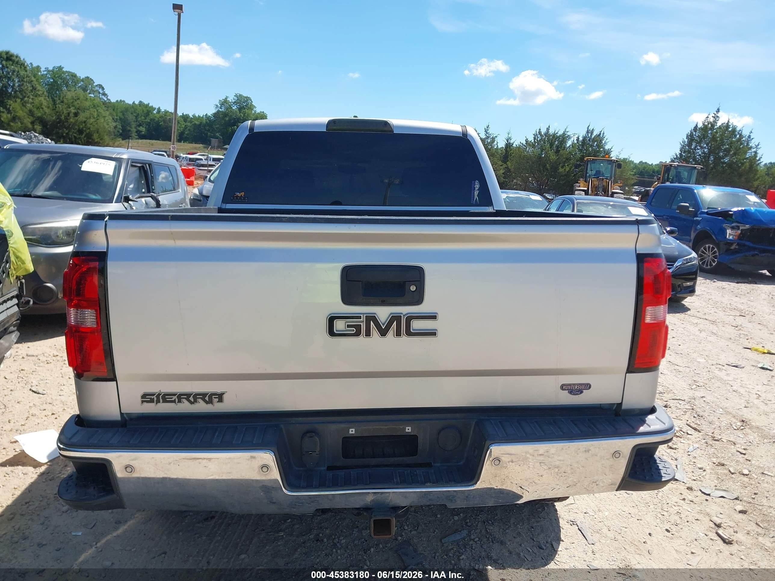 2014 Gmc Sierra 1500 Sle Silver vin: 3GTU2UEC1EG306956