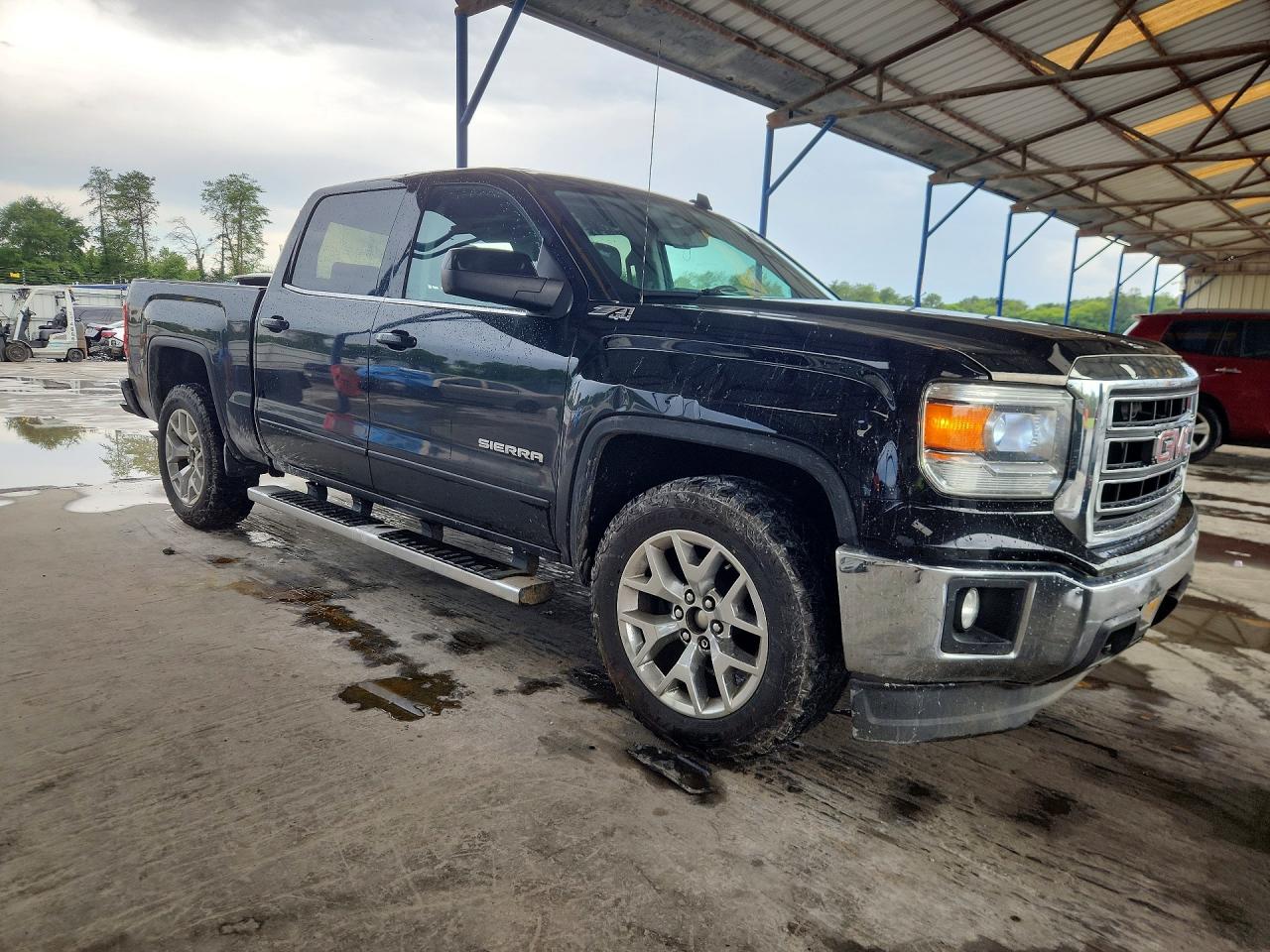 2014 Gmc Sierra K1500 Sle Black vin: 3GTU2UEC1EG317472