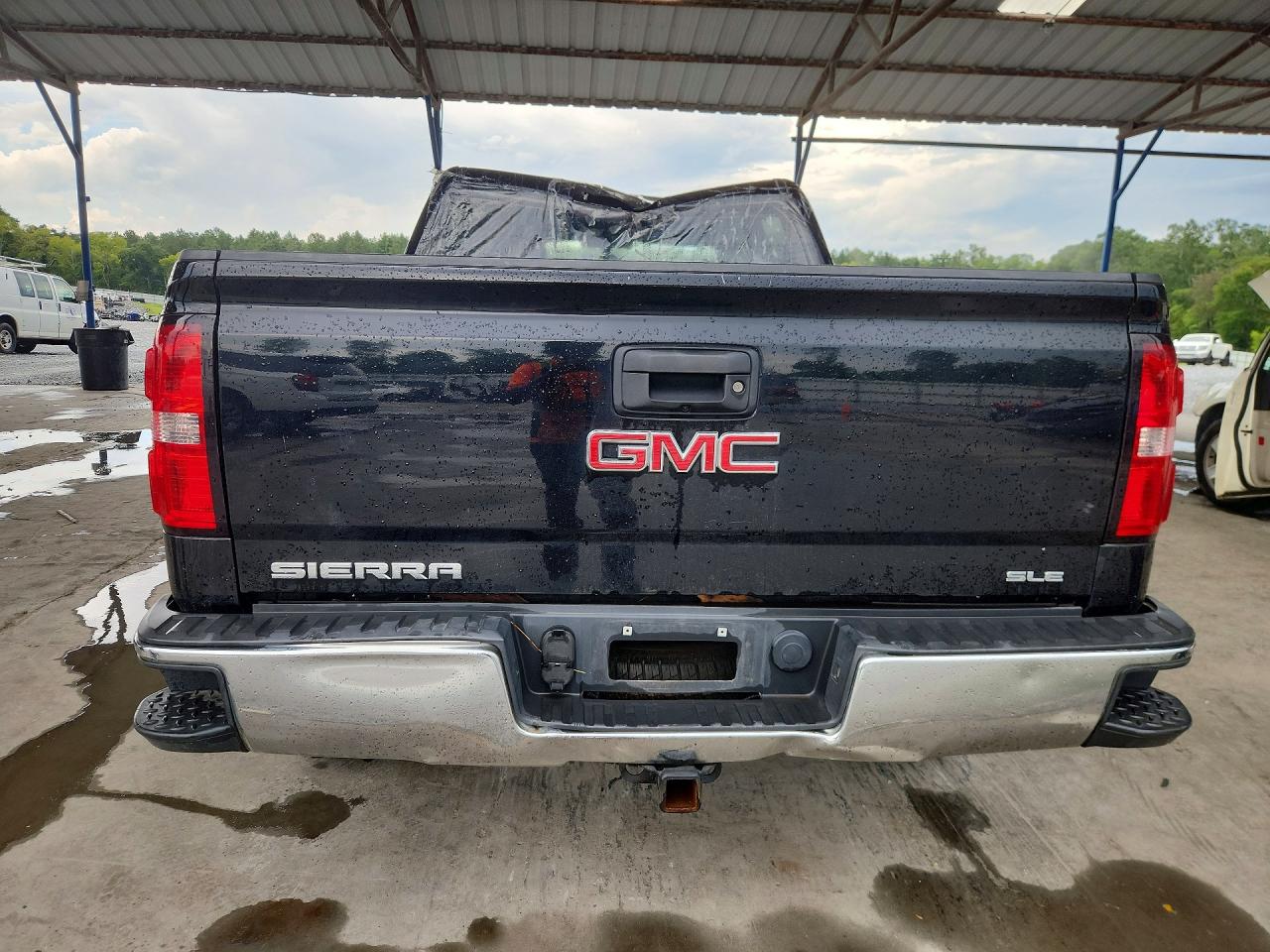 2014 Gmc Sierra K1500 Sle Black vin: 3GTU2UEC1EG317472