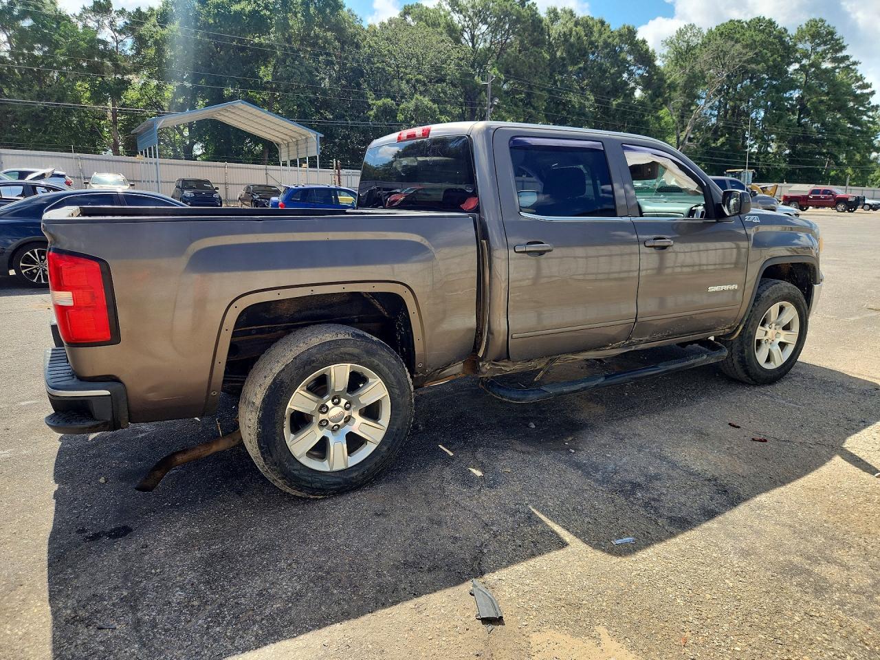 2014 Gmc Sierra K1500 Sle Brown vin: 3GTU2UEC1EG423789