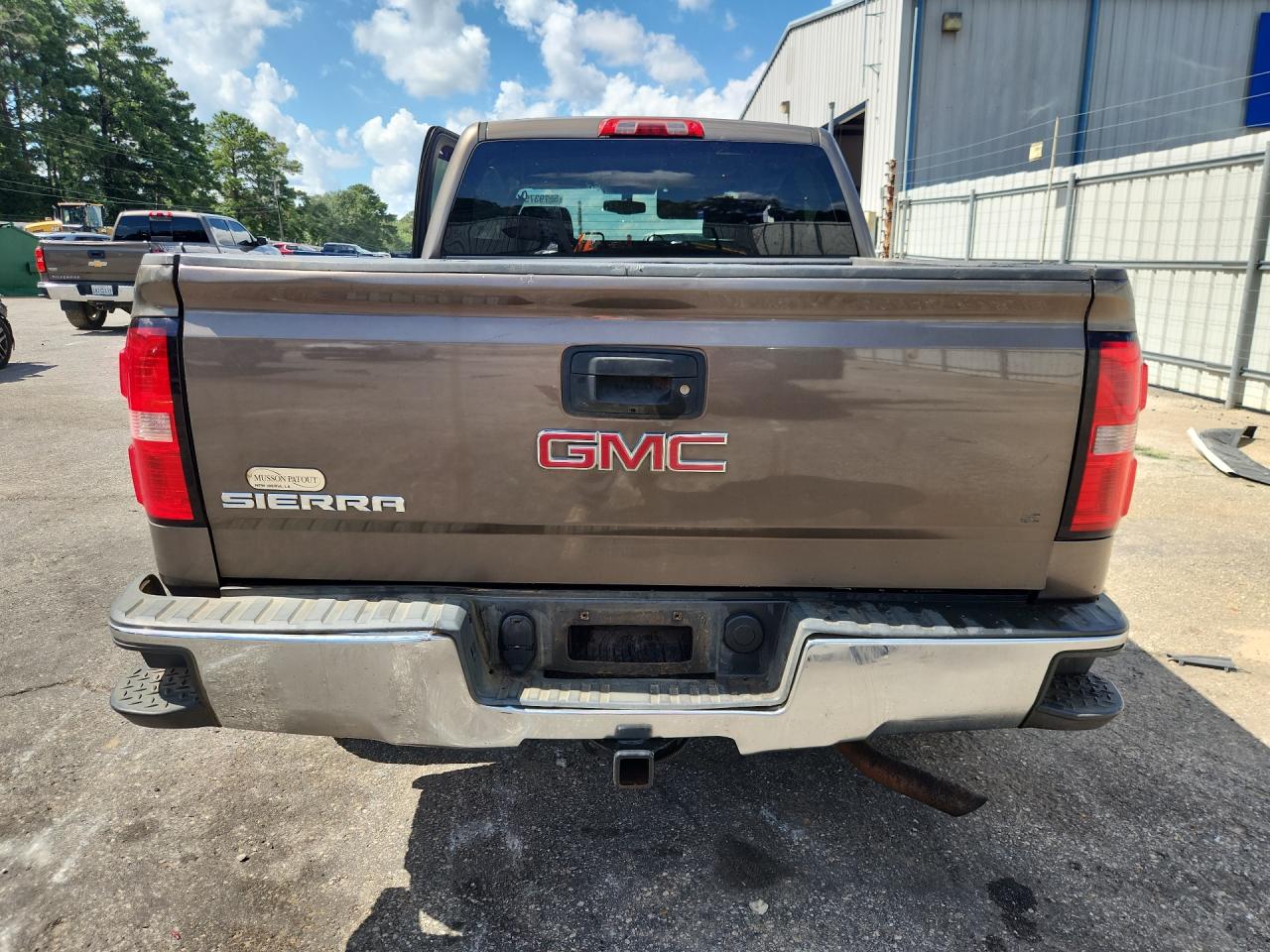 2014 Gmc Sierra K1500 Sle Brown vin: 3GTU2UEC1EG423789
