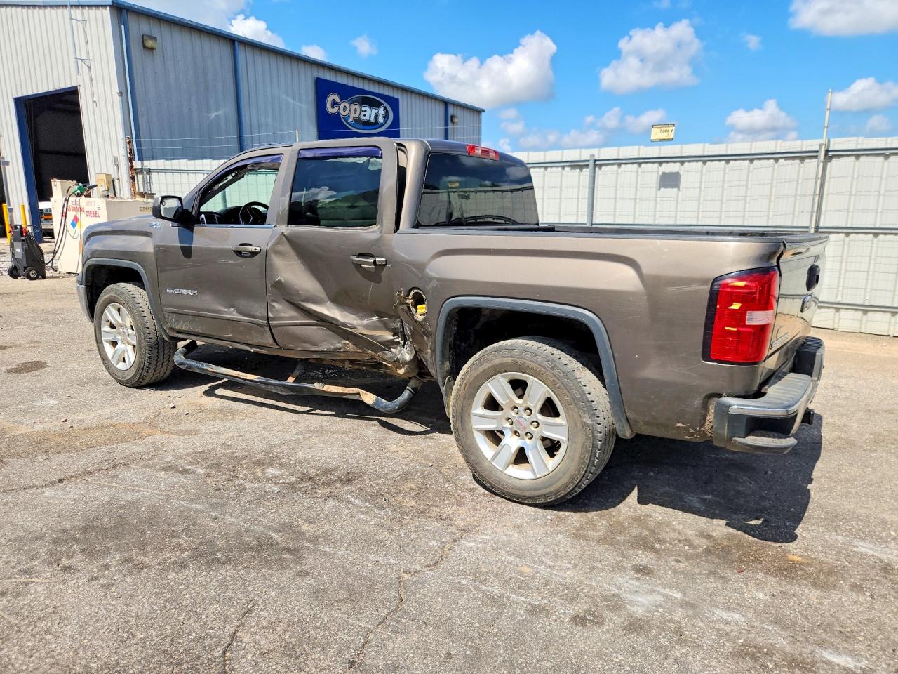 2014 Gmc Sierra K1500 Sle Brown vin: 3GTU2UEC1EG423789
