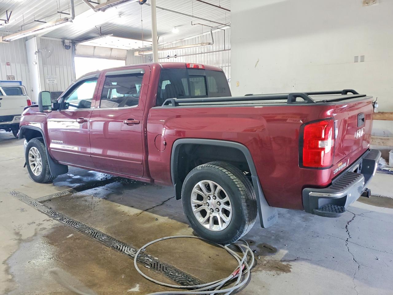 2015 Gmc Sierra K1500 Sle Burgundy vin: 3GTU2UEC1FG123879