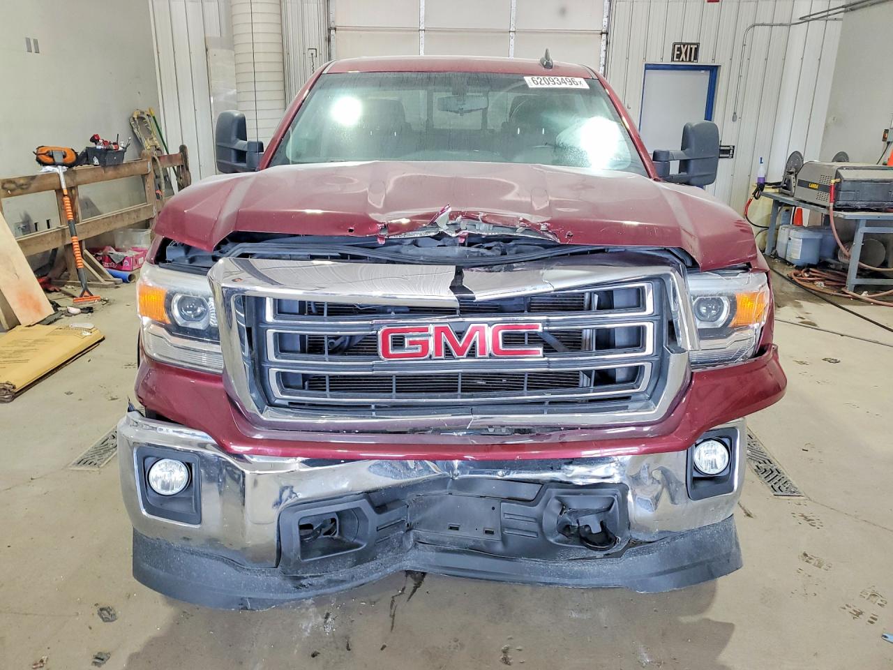 2015 Gmc Sierra K1500 Sle Burgundy vin: 3GTU2UEC1FG123879