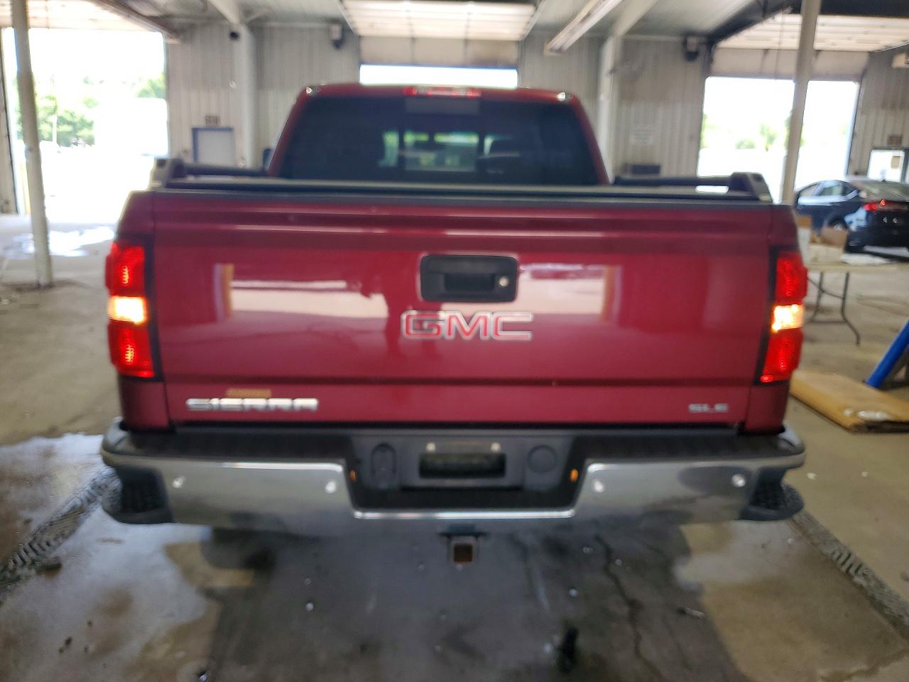 2015 Gmc Sierra K1500 Sle Burgundy vin: 3GTU2UEC1FG123879