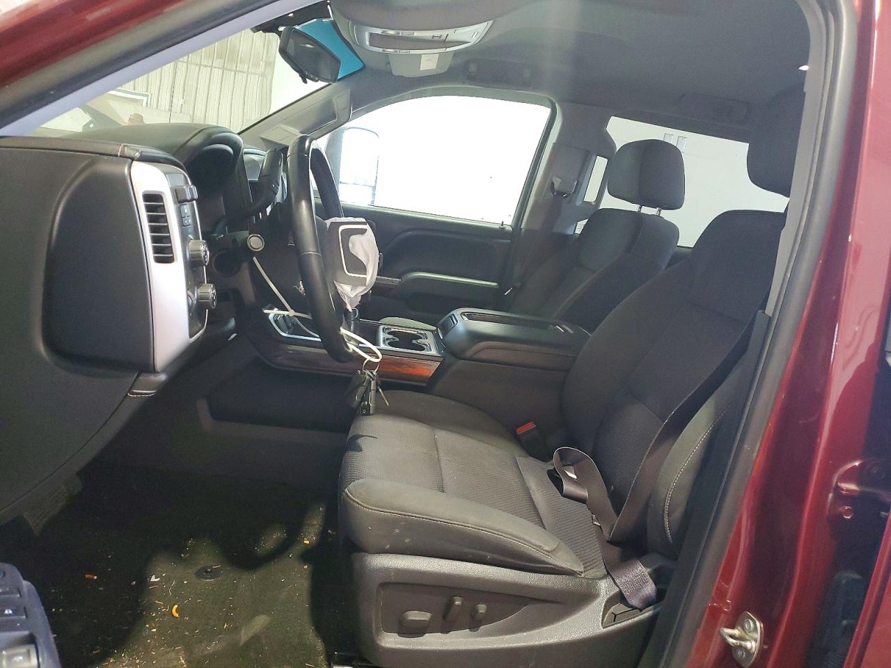 2015 Gmc Sierra K1500 Sle Burgundy vin: 3GTU2UEC1FG123879