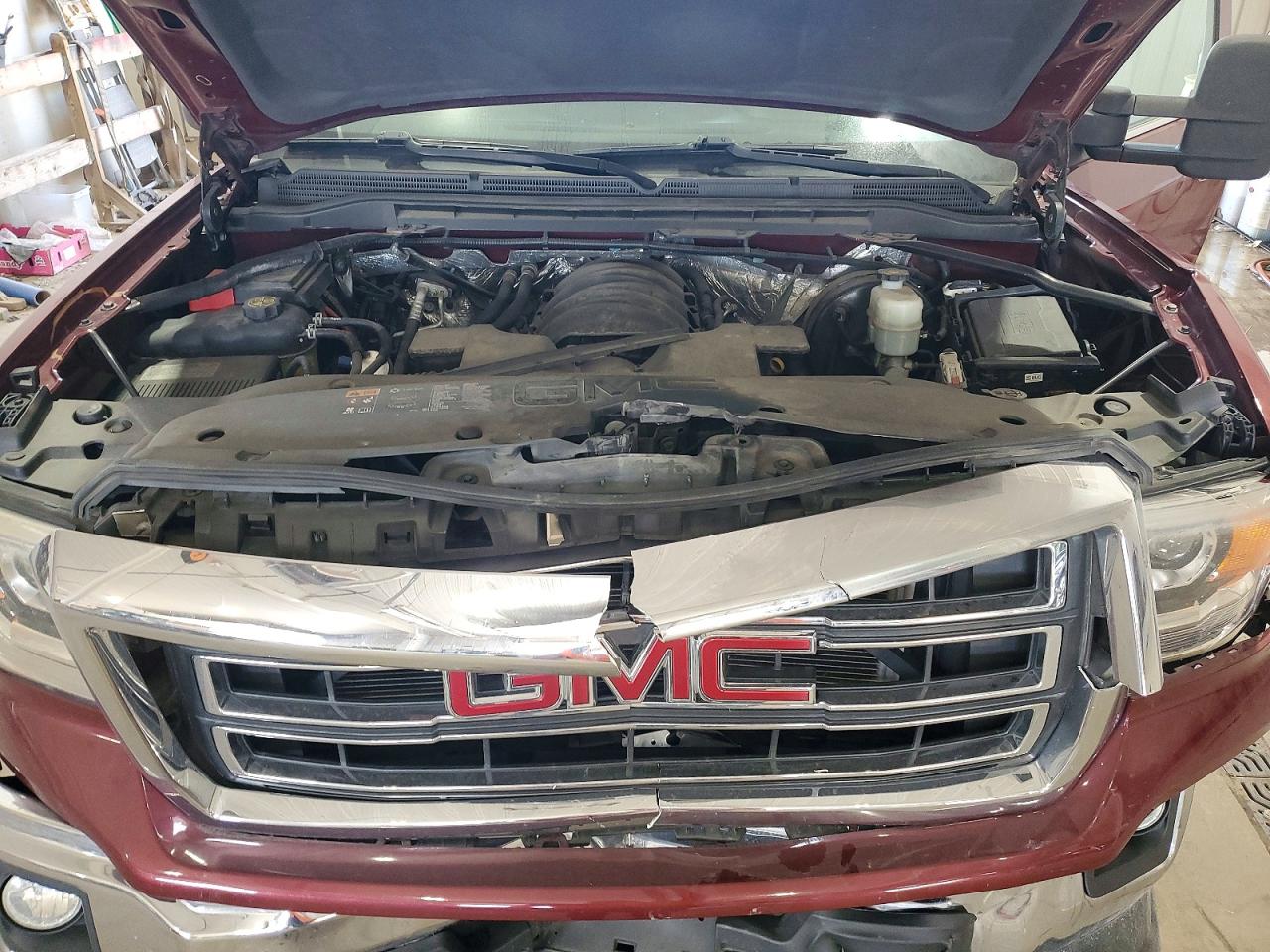 2015 Gmc Sierra K1500 Sle Burgundy vin: 3GTU2UEC1FG123879