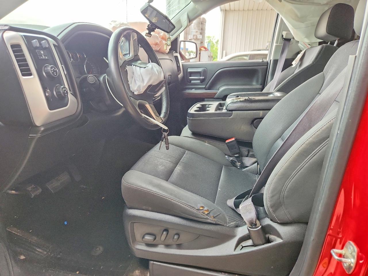 2015 Gmc Sierra K1500 Sle Red vin: 3GTU2UEC1FG148362