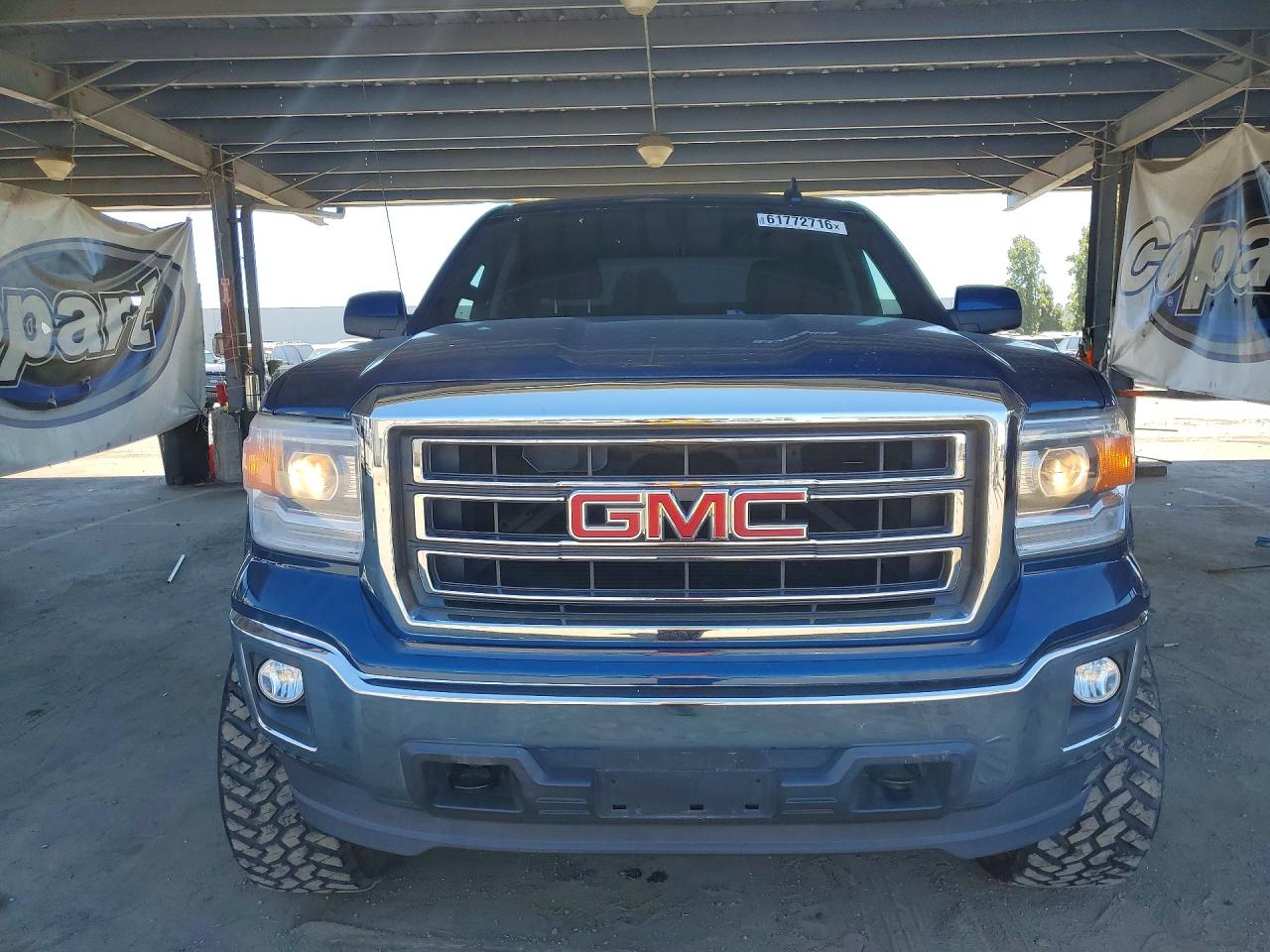 2015 Gmc Sierra K1500 Sle Blue vin: 3GTU2UEC1FG368732