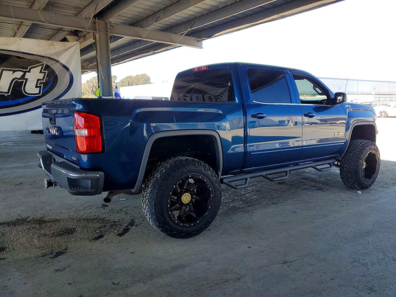 2015 Gmc Sierra K1500 Sle Blue vin: 3GTU2UEC1FG368732