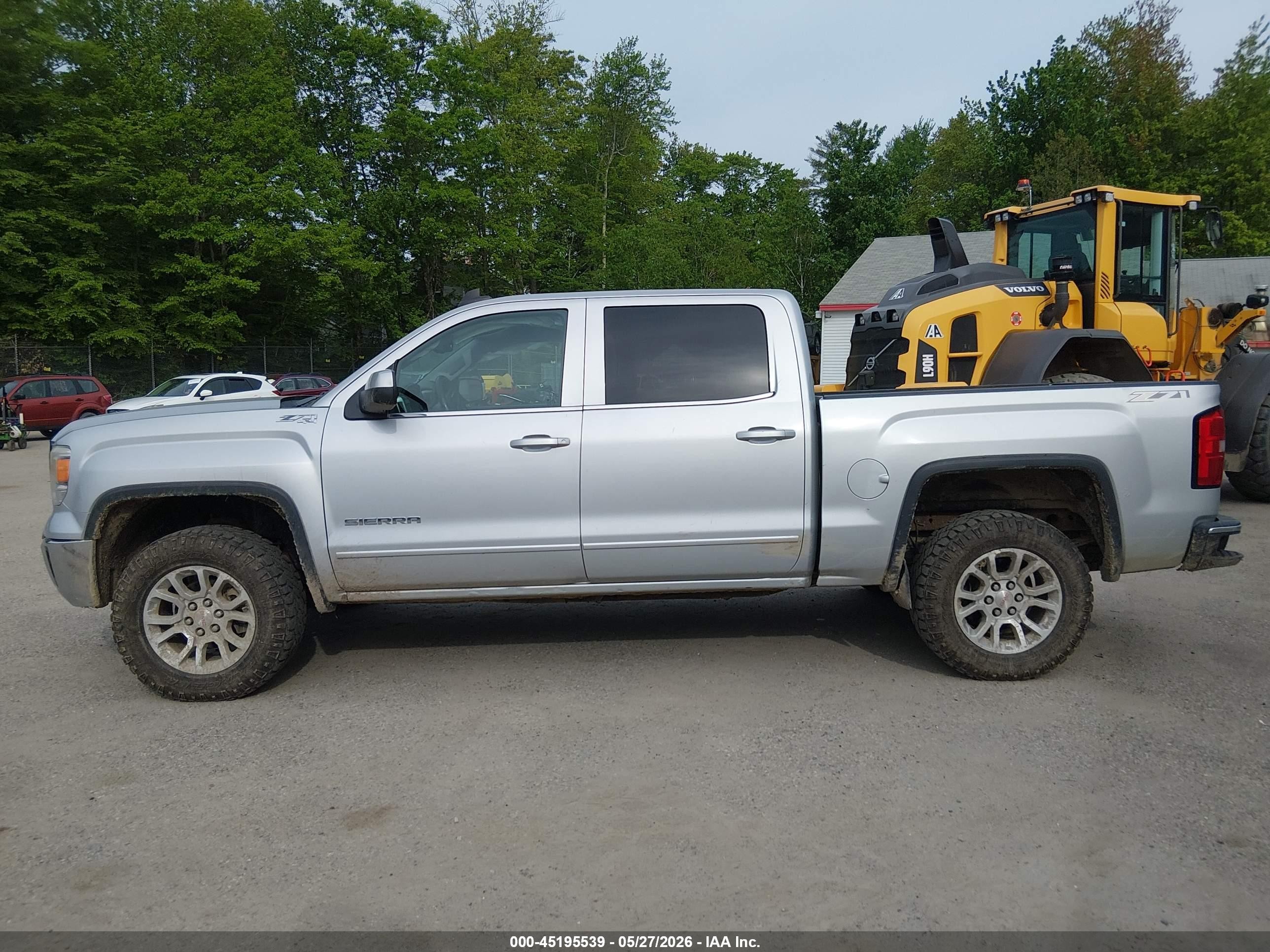2015 Gmc Sierra 1500 Sle Silver vin: 3GTU2UEC1FG420084