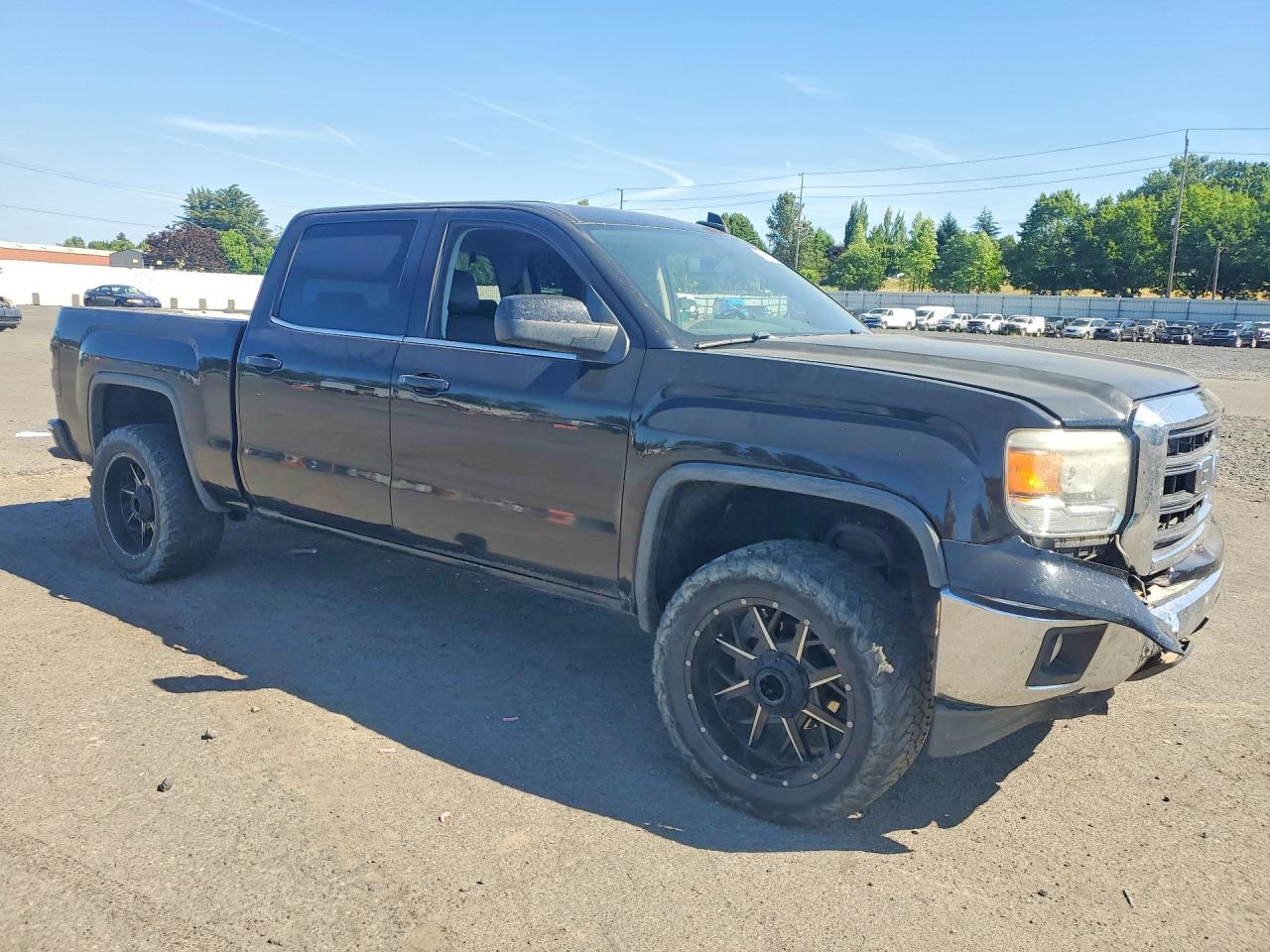 2015 Gmc Sierra K1500 Sle Black vin: 3GTU2UEC1FG435393