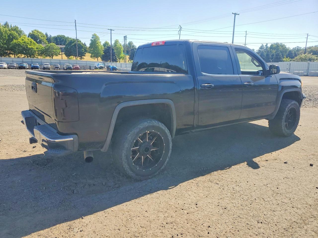 2015 Gmc Sierra K1500 Sle Black vin: 3GTU2UEC1FG435393