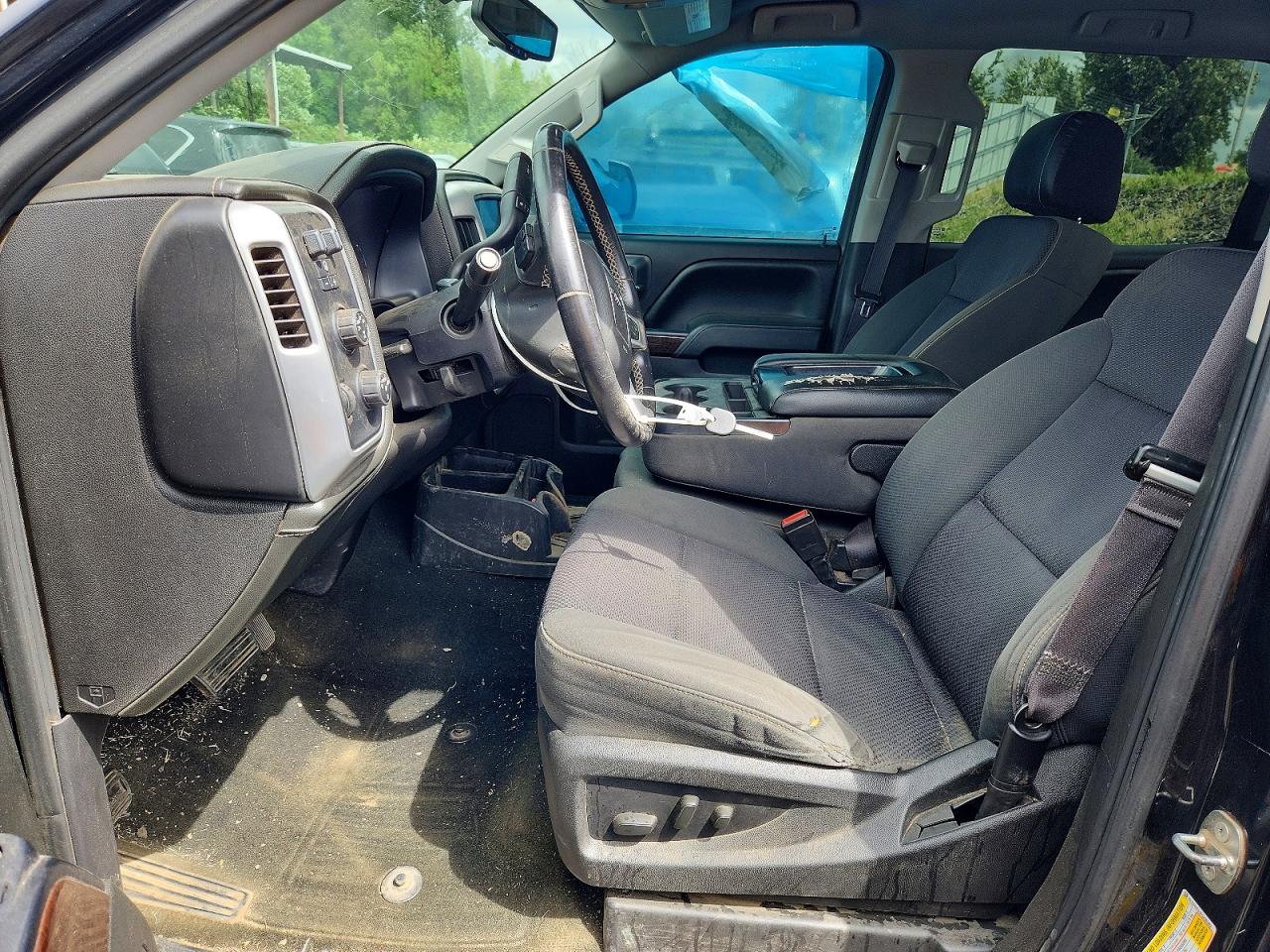 2015 Gmc Sierra K1500 Sle Black vin: 3GTU2UEC1FG435393