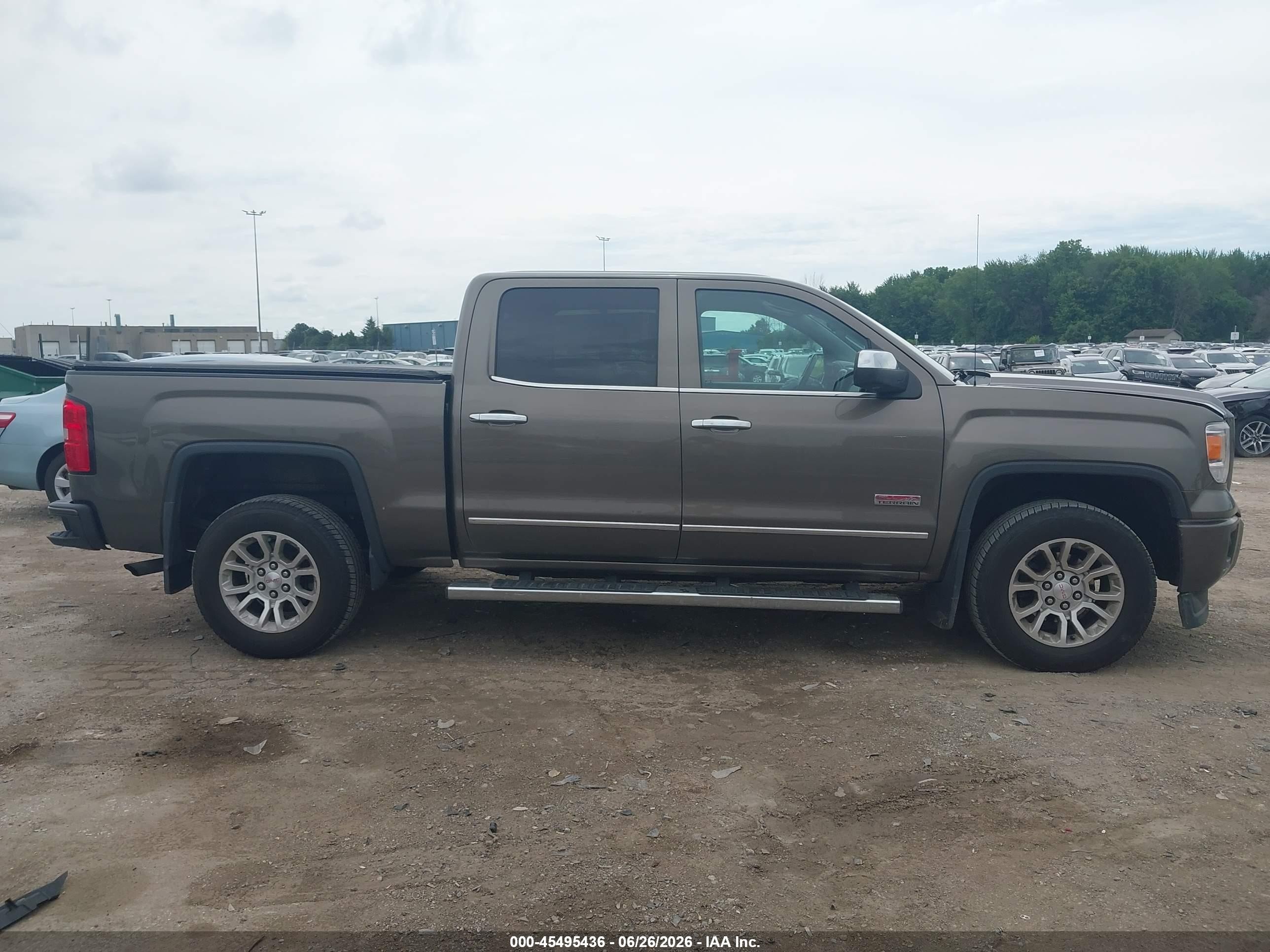 2015 Gmc Sierra 1500 Sle Brown vin: 3GTU2UEC1FG475912