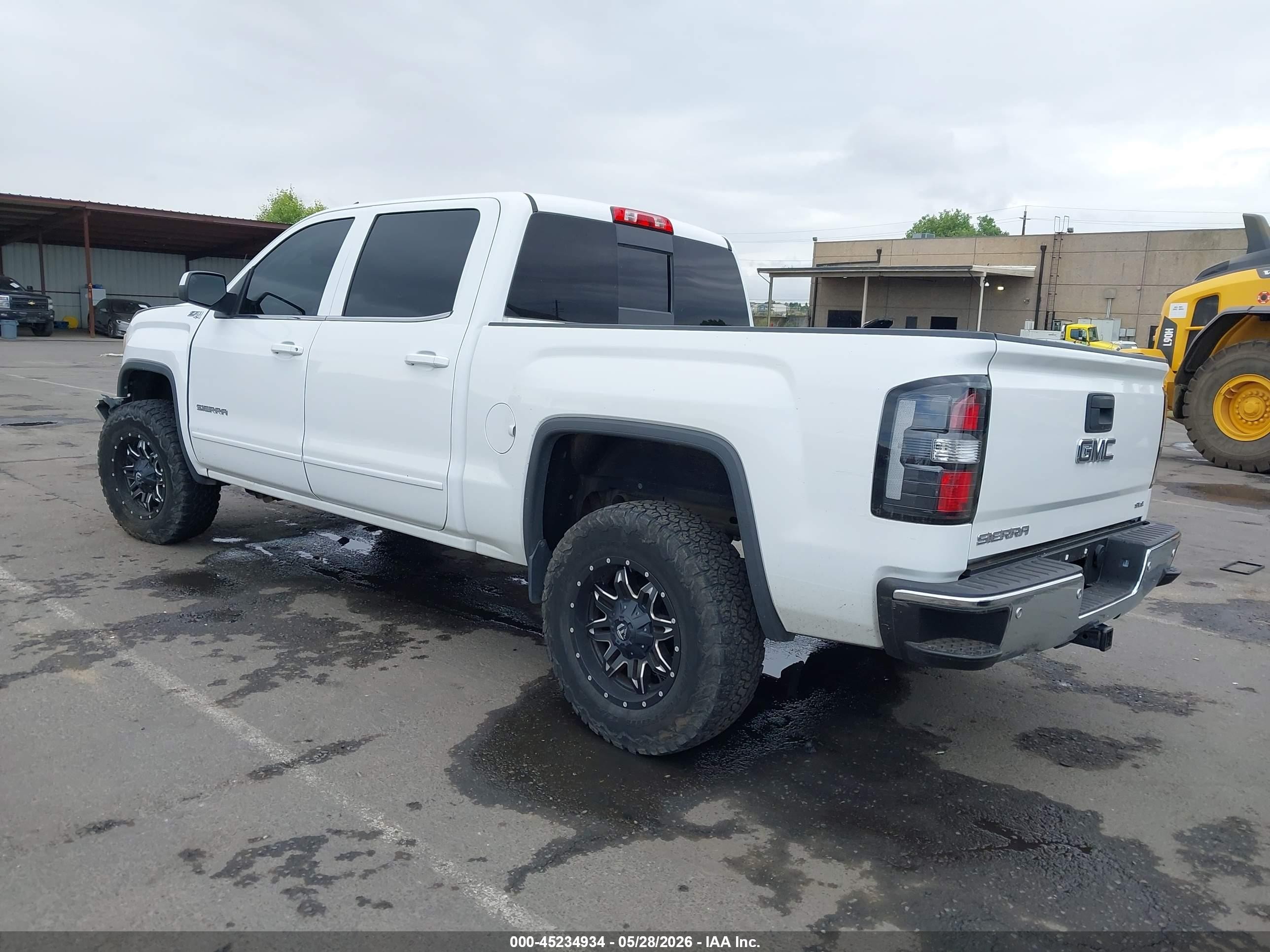 2015 Gmc Sierra 1500 Sle Белый vin: 3GTU2UEC1FG524705