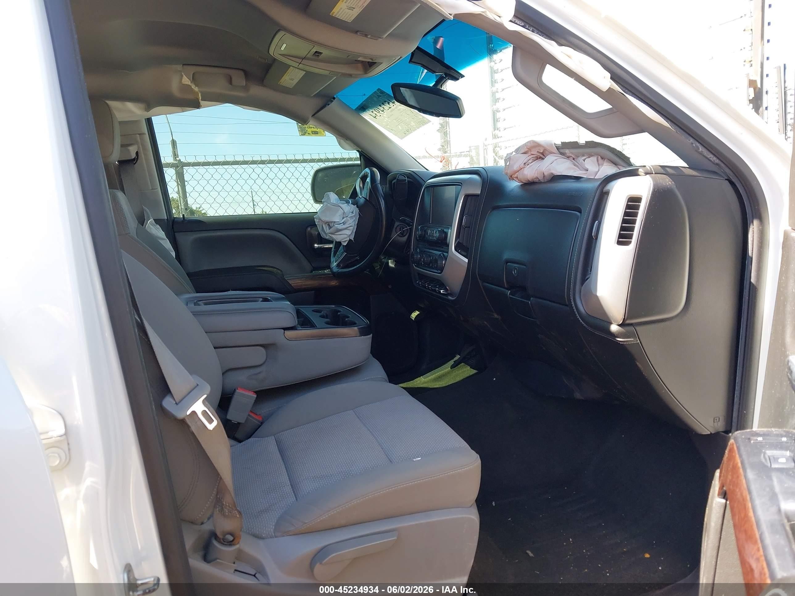 2015 Gmc Sierra 1500 Sle Белый vin: 3GTU2UEC1FG524705