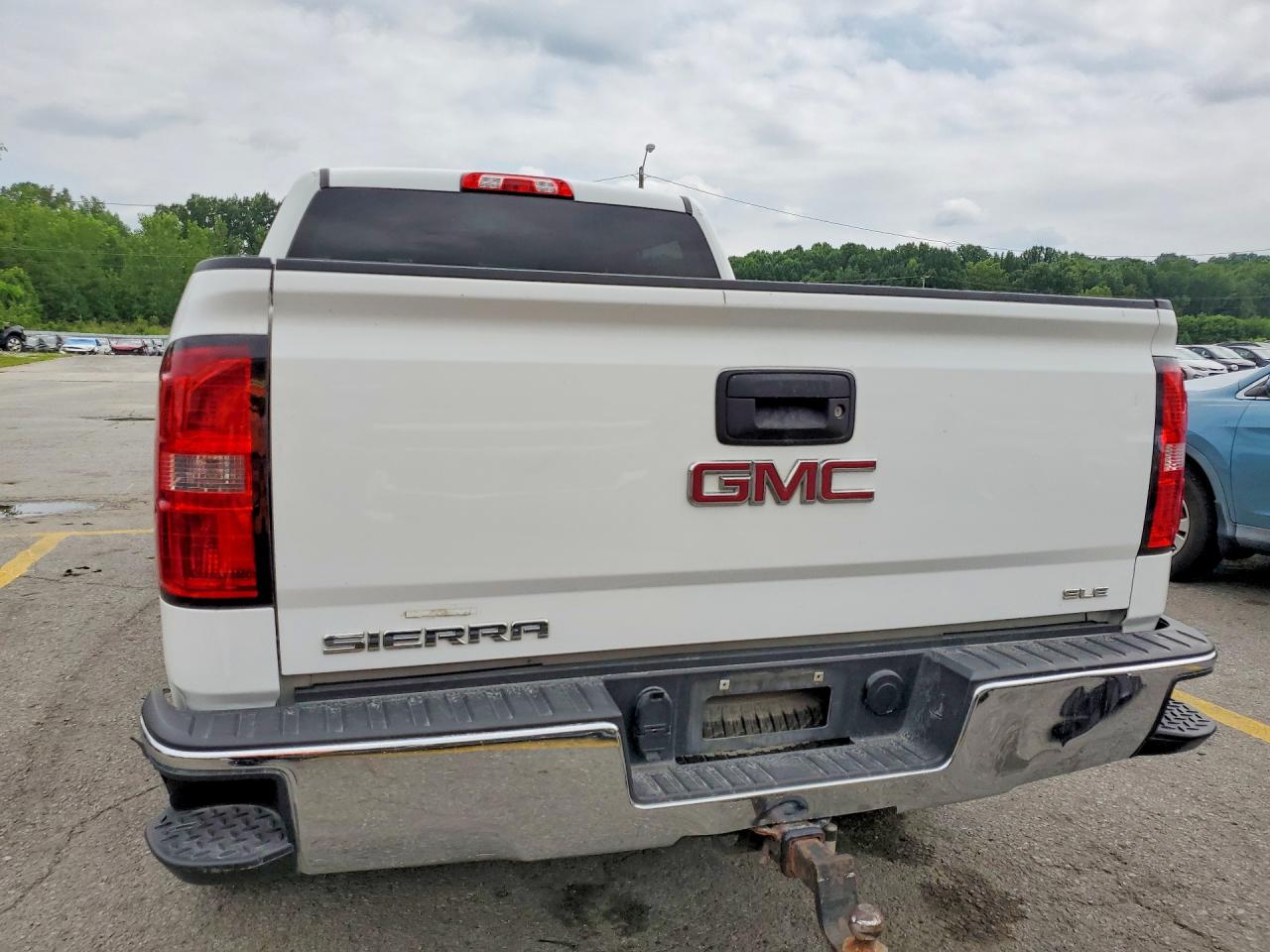 2014 Gmc Sierra K1500 Sle White vin: 3GTU2UEC2EG129690