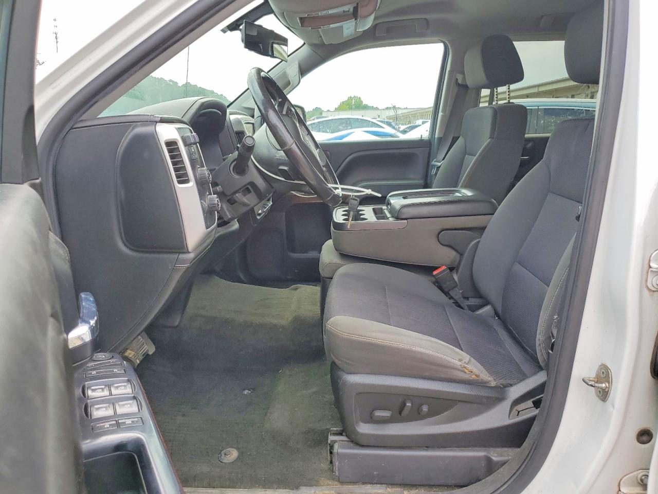 2014 Gmc Sierra K1500 Sle White vin: 3GTU2UEC2EG129690