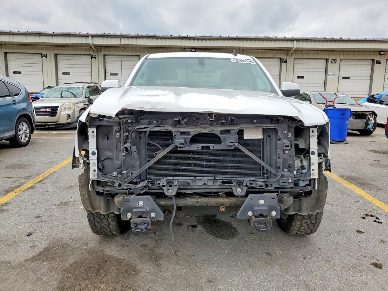 2014 Gmc Sierra K1500 Sle White vin: 3GTU2UEC2EG129690